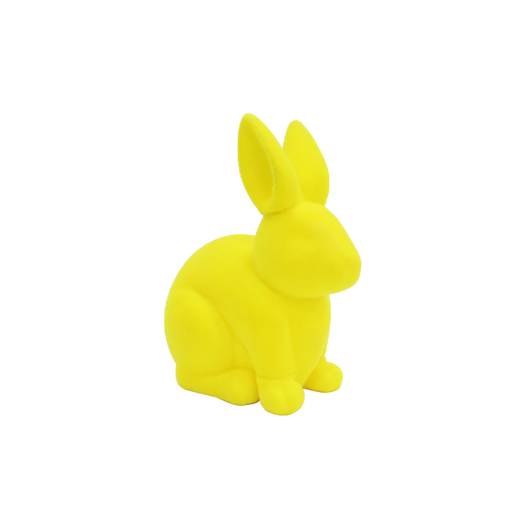 36cm Flocked Easter Bunny Decoration