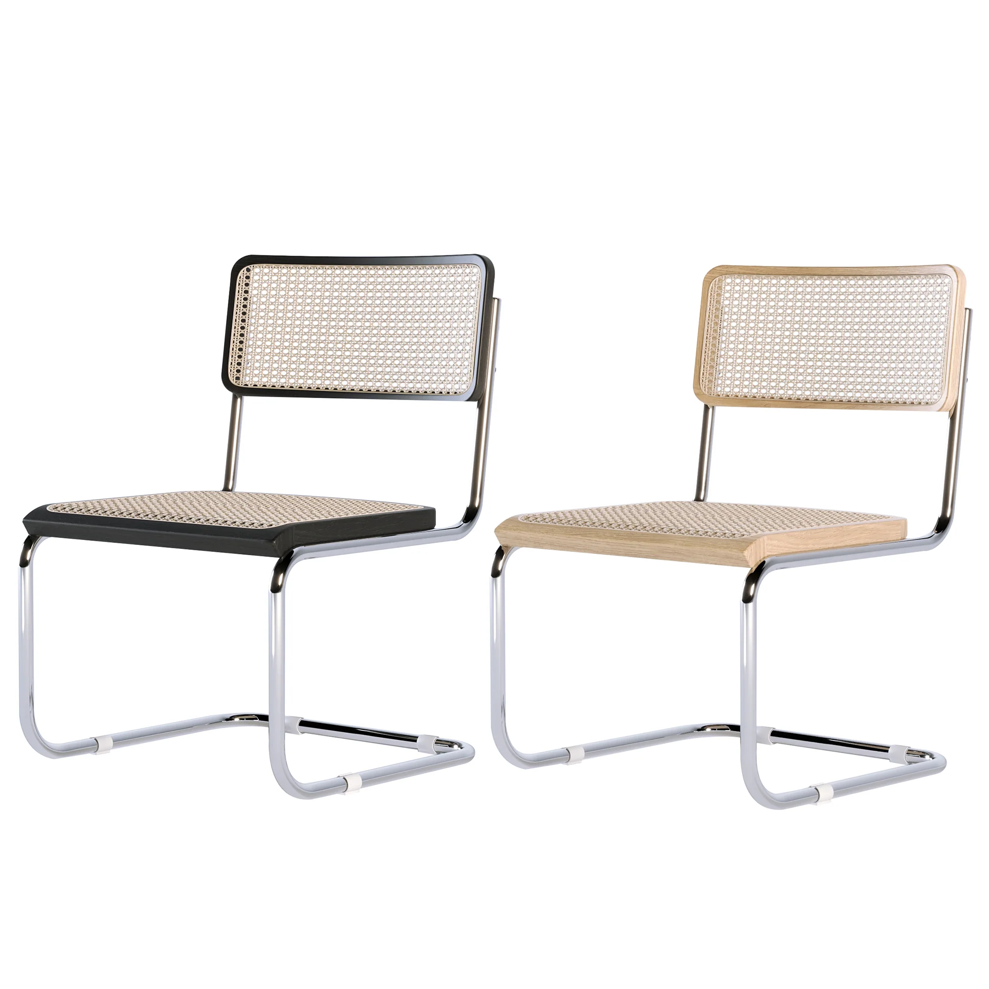 NÓVORA CASA ratán comedor lateral sillón Juego de 2 inoxidable acero soporte