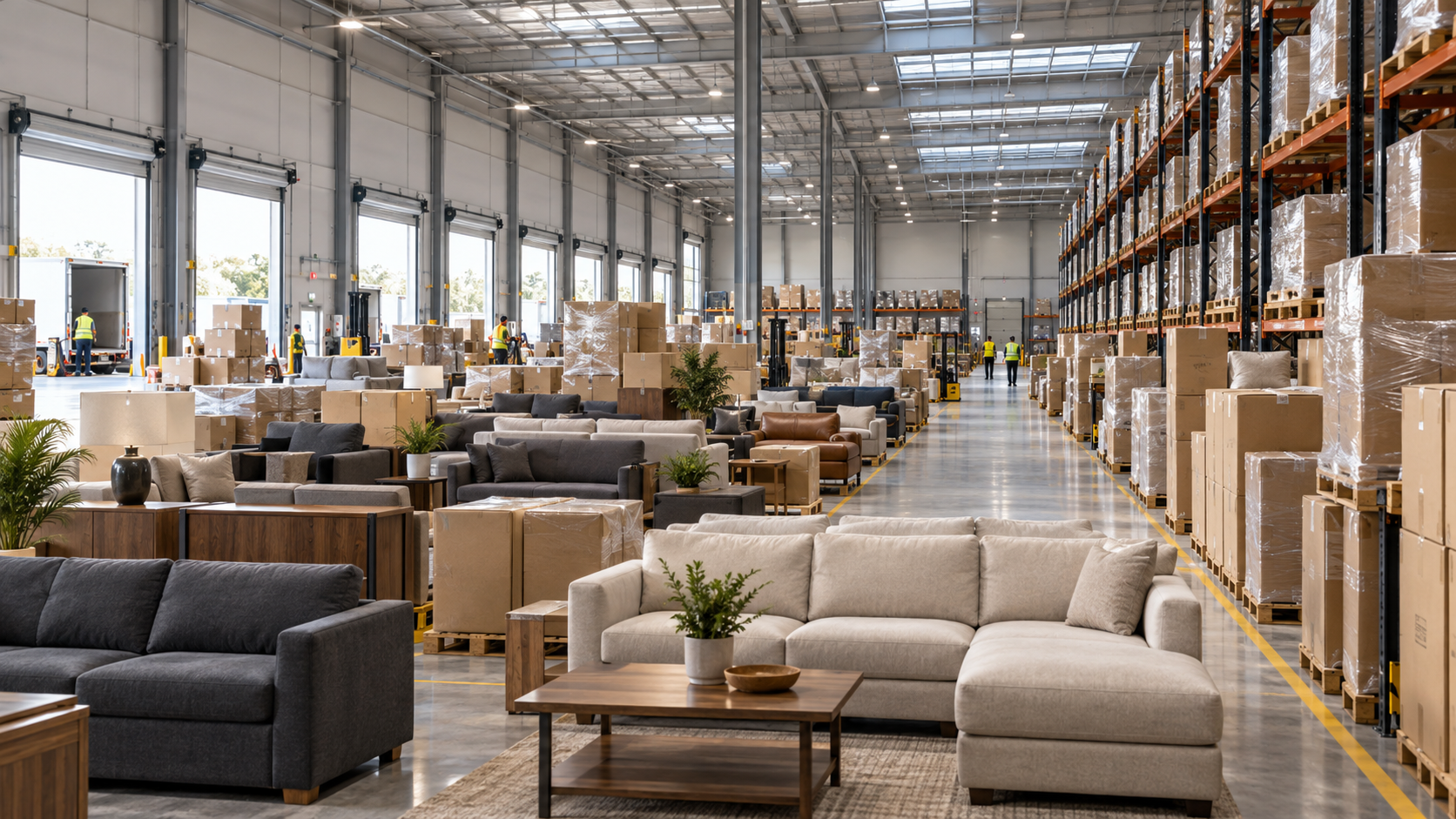Inventario de liquidación en almacén