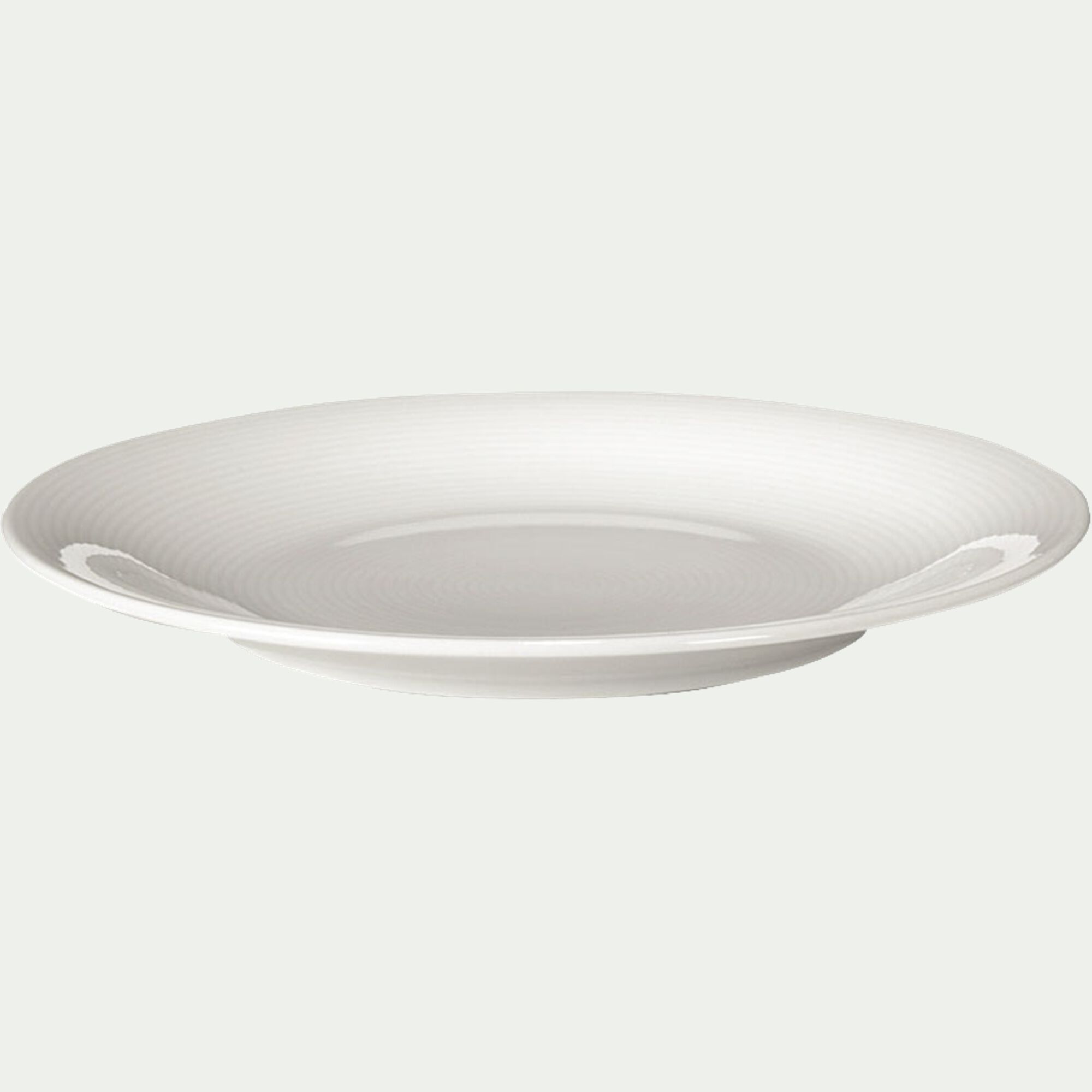 ETO - Assiette à dessert en porcelaine qualité hôtelière D21cm - blanc