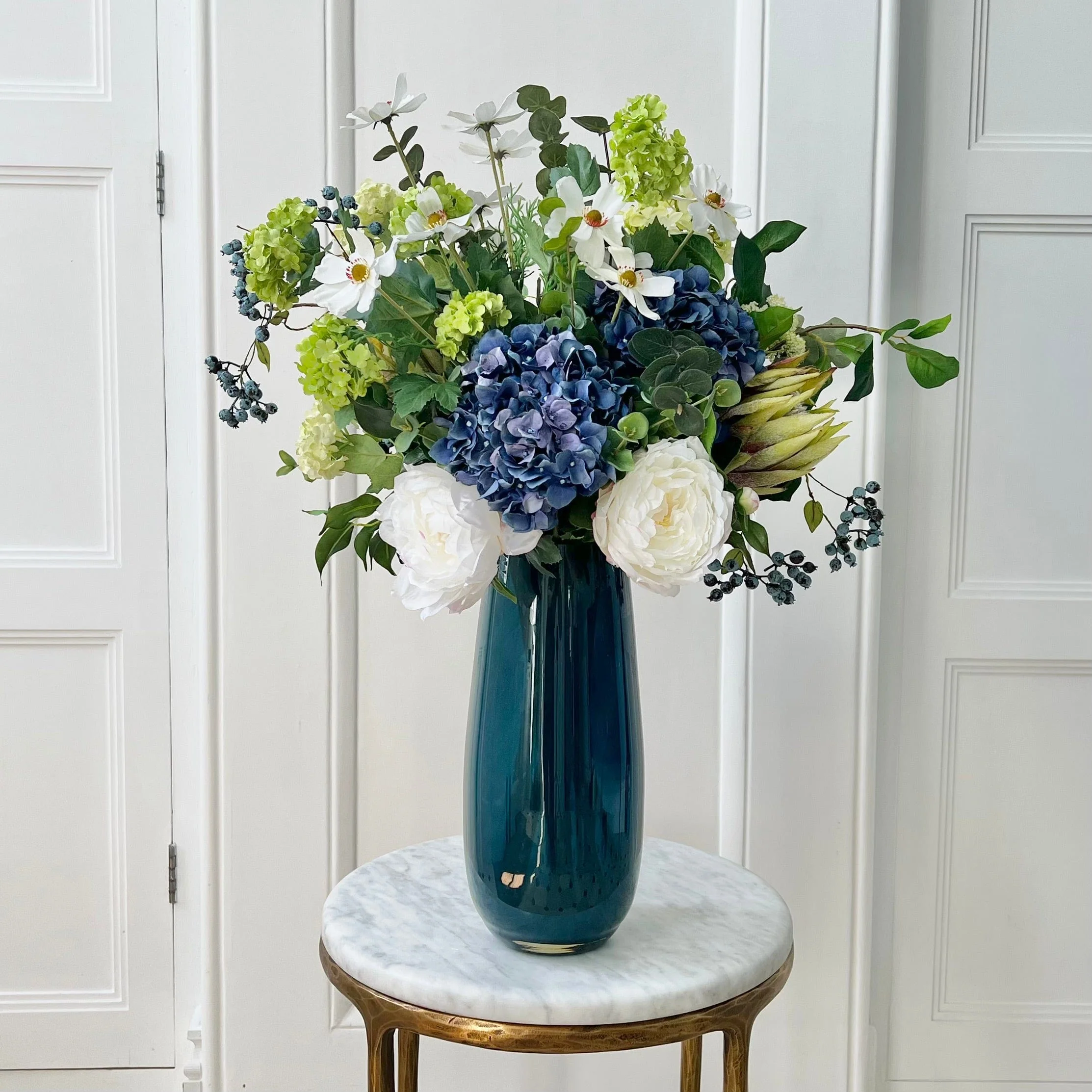 Out of the Blue Artificial Flower Bouquet