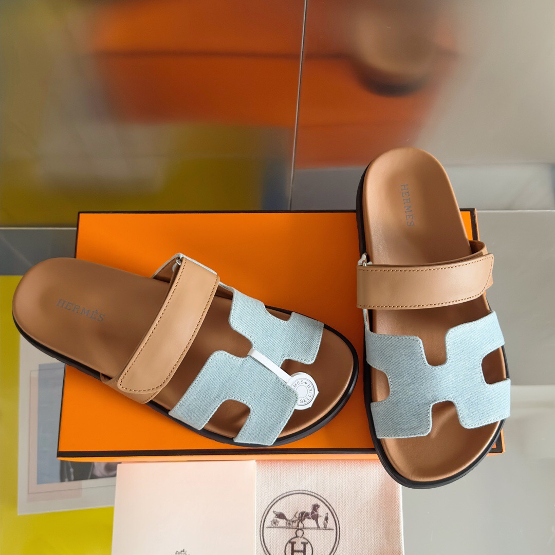 Hermes chypre Slippers Size 36-45
