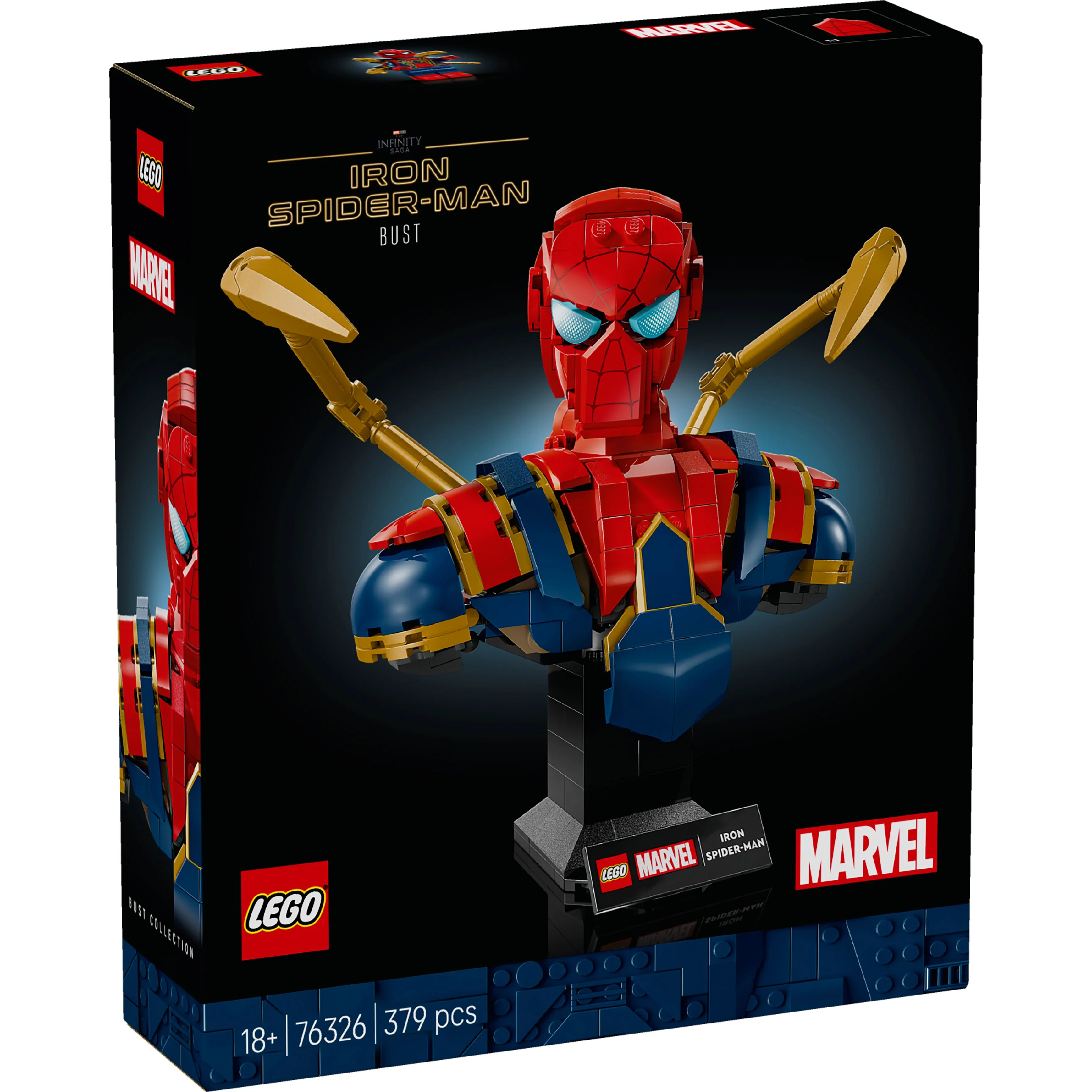 LEGO 76326 Marvel Iron Spider-Man Bust