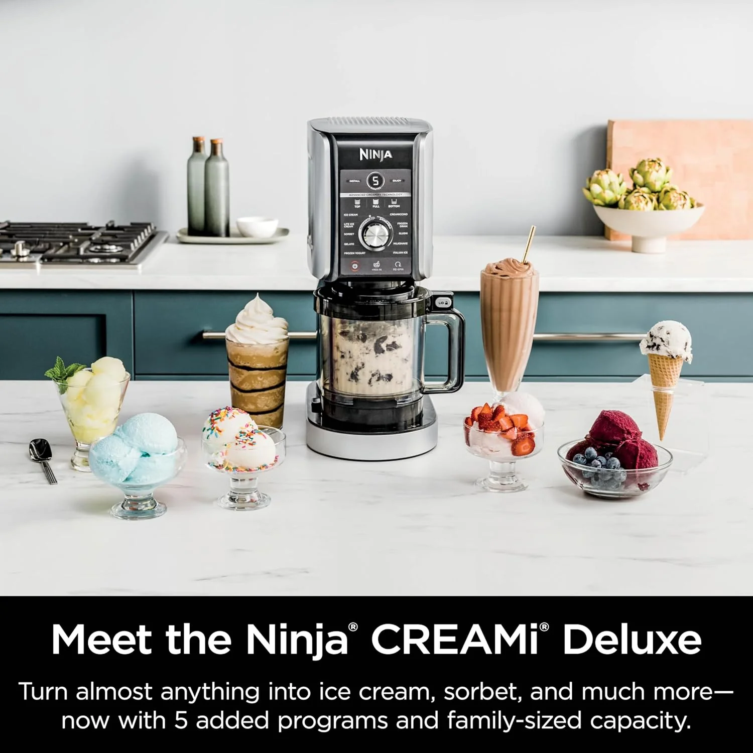 Ninja CREAMi Deluxe 11-in-1 Ice Cream and Frozen Treat Maker