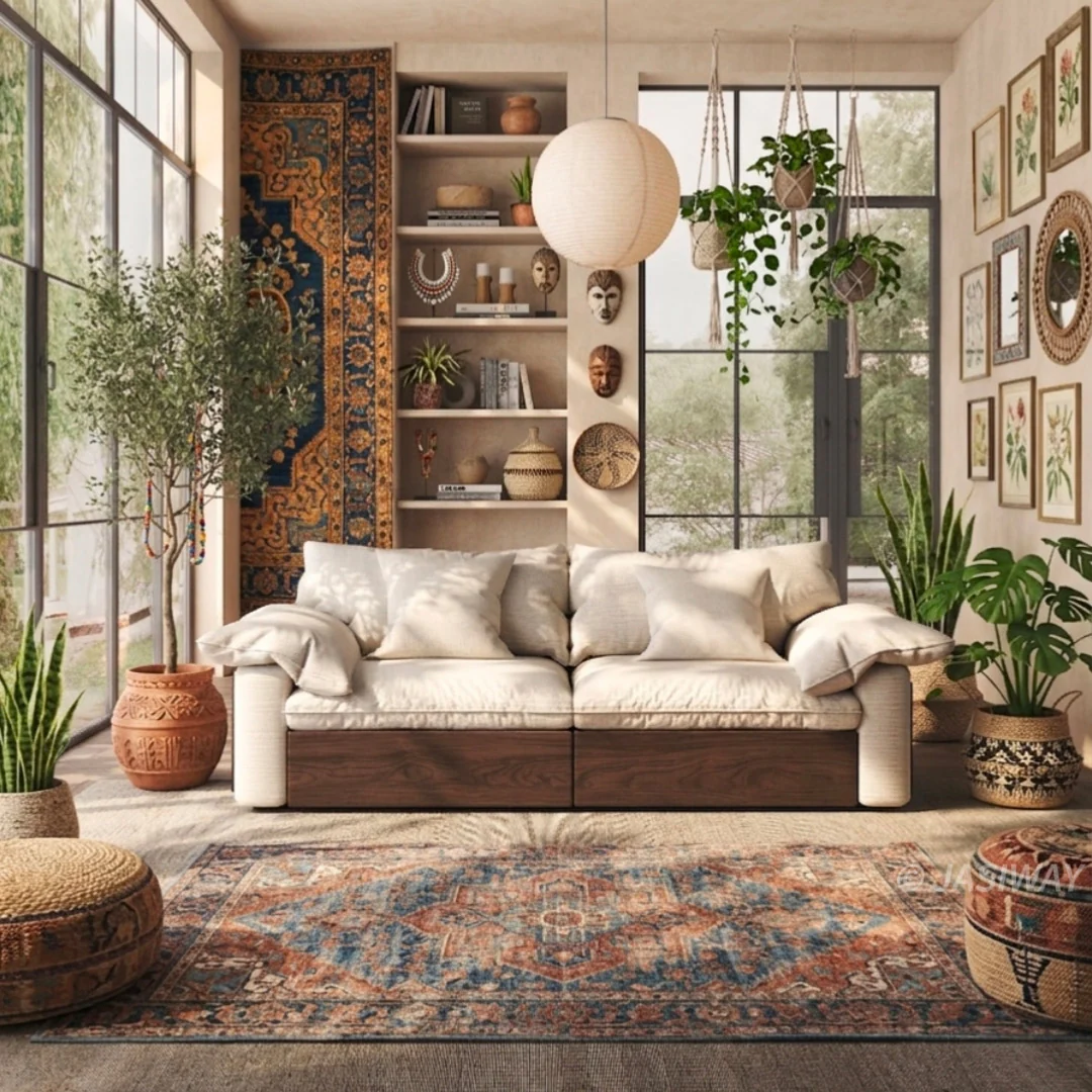 NÓVORA CASA extragrande profundo asiento seccional sofá con Ajustable diván & extraíble extraíble reposapiés| Japandi transformable descanso sofá para Sala