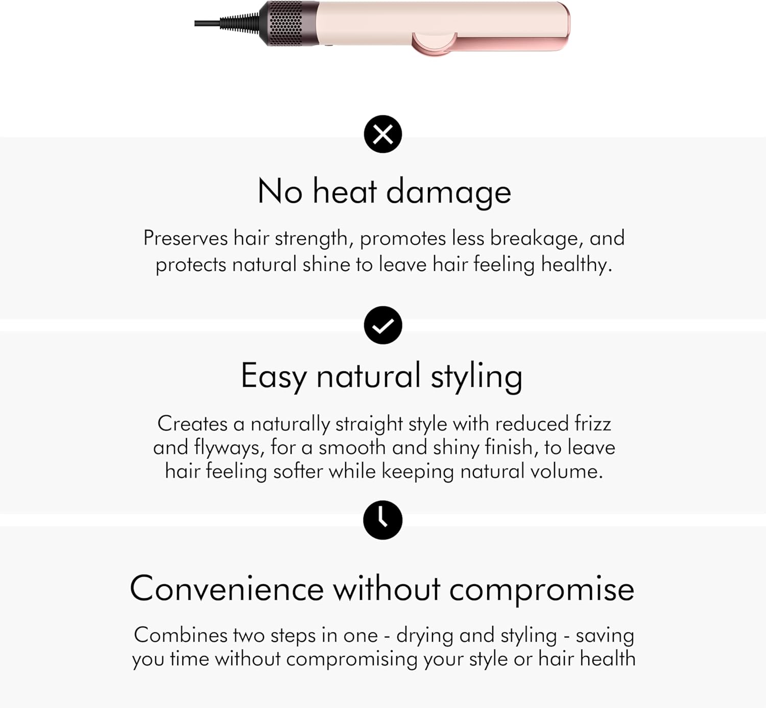 Dyson Airstrait™ Straightener and Dryer