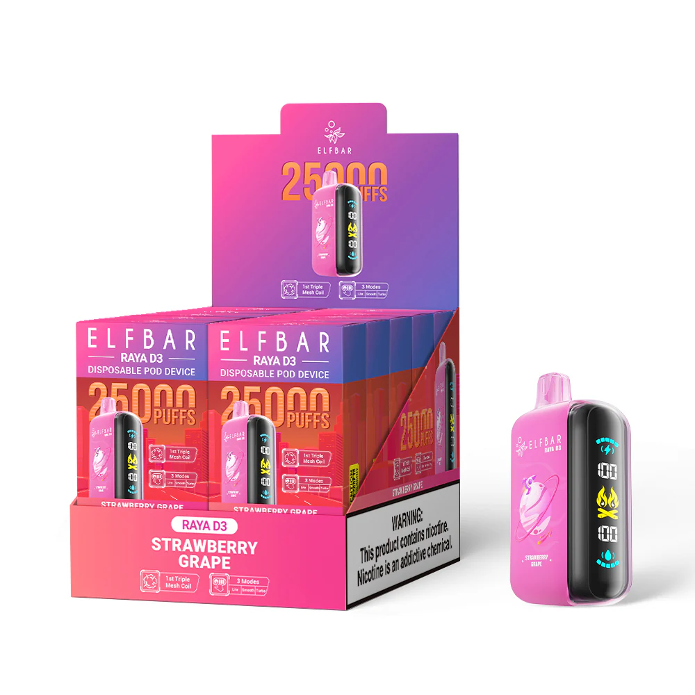 ELFBAR RAYA D3 Einweg-Vape (alle Geschmacksrichtungen)