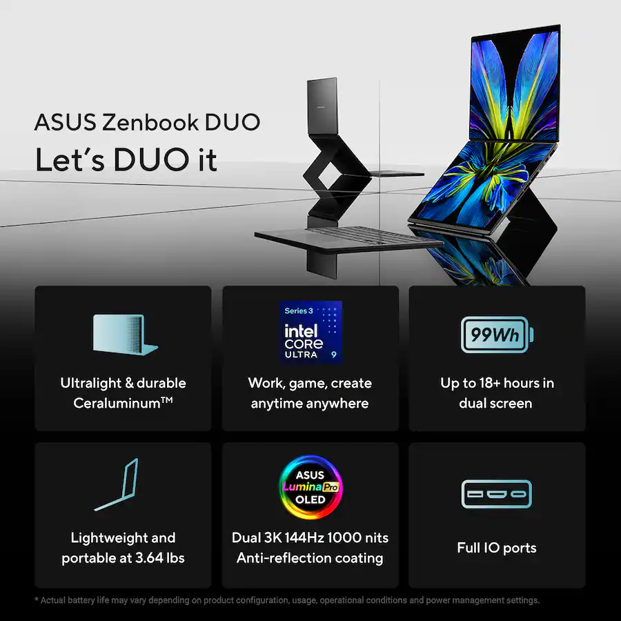 ASUS - Zenbook Duo Dual 14