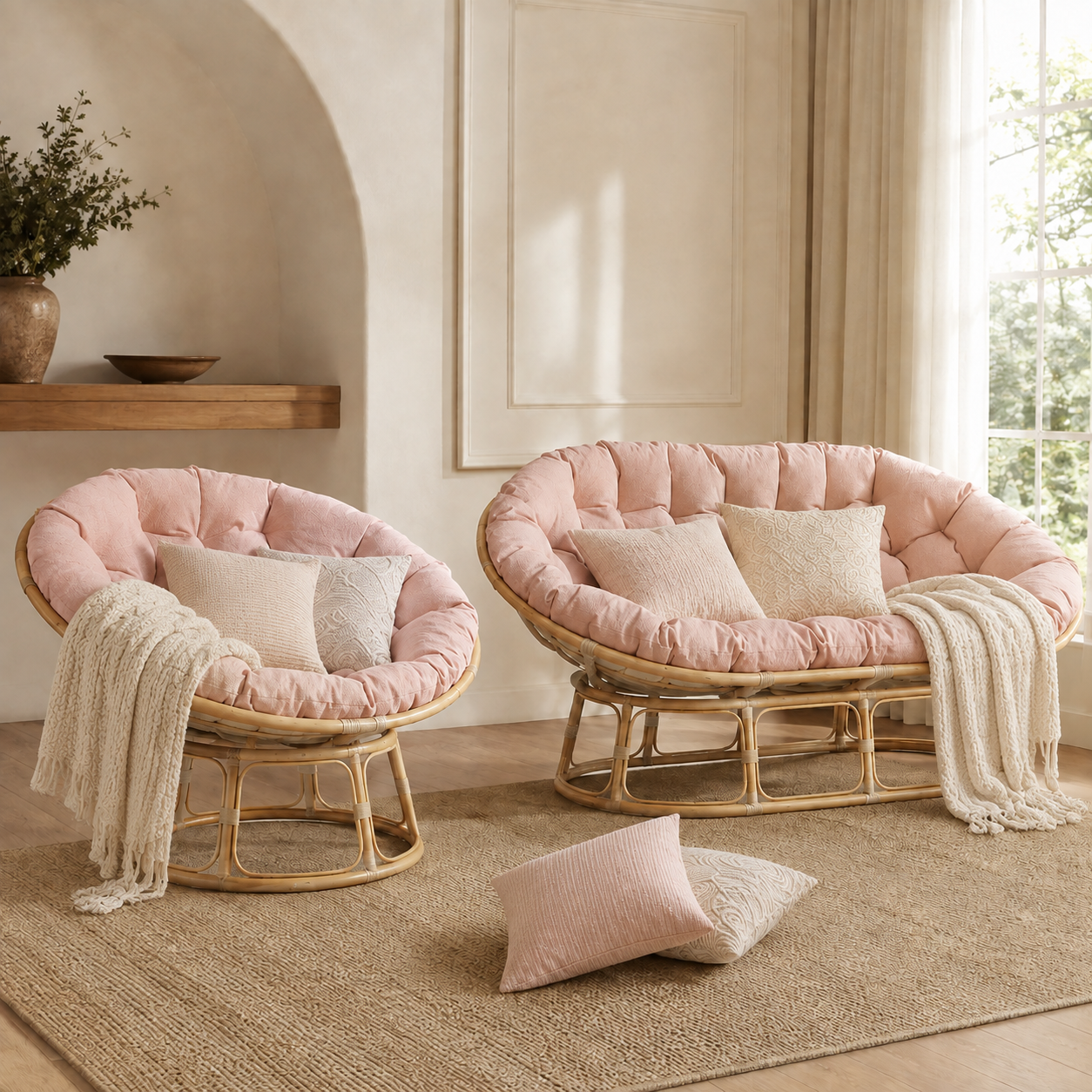 RattanNest 4 — Rosa empolvado