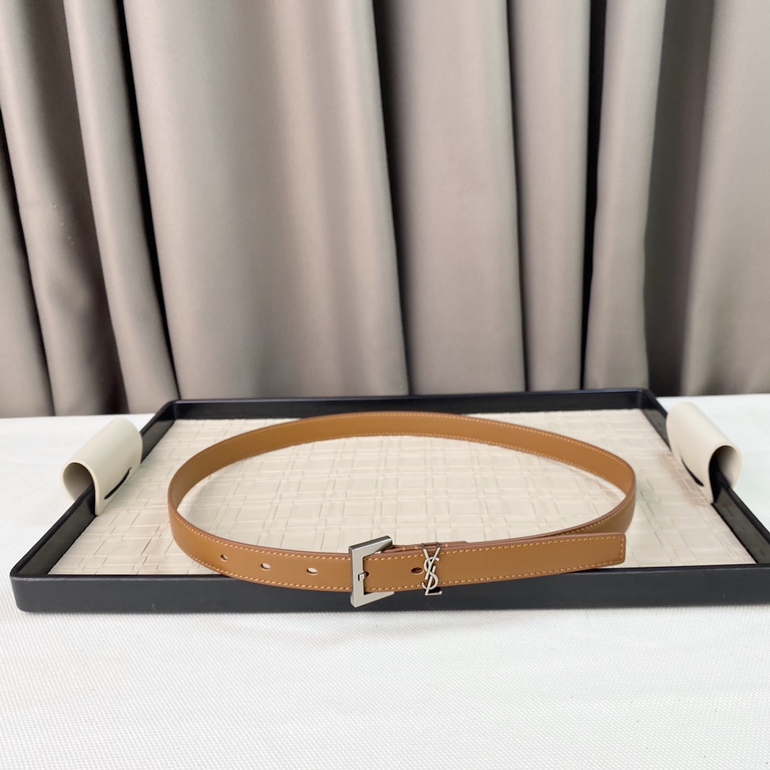 YSL Women Belt Width 2cm