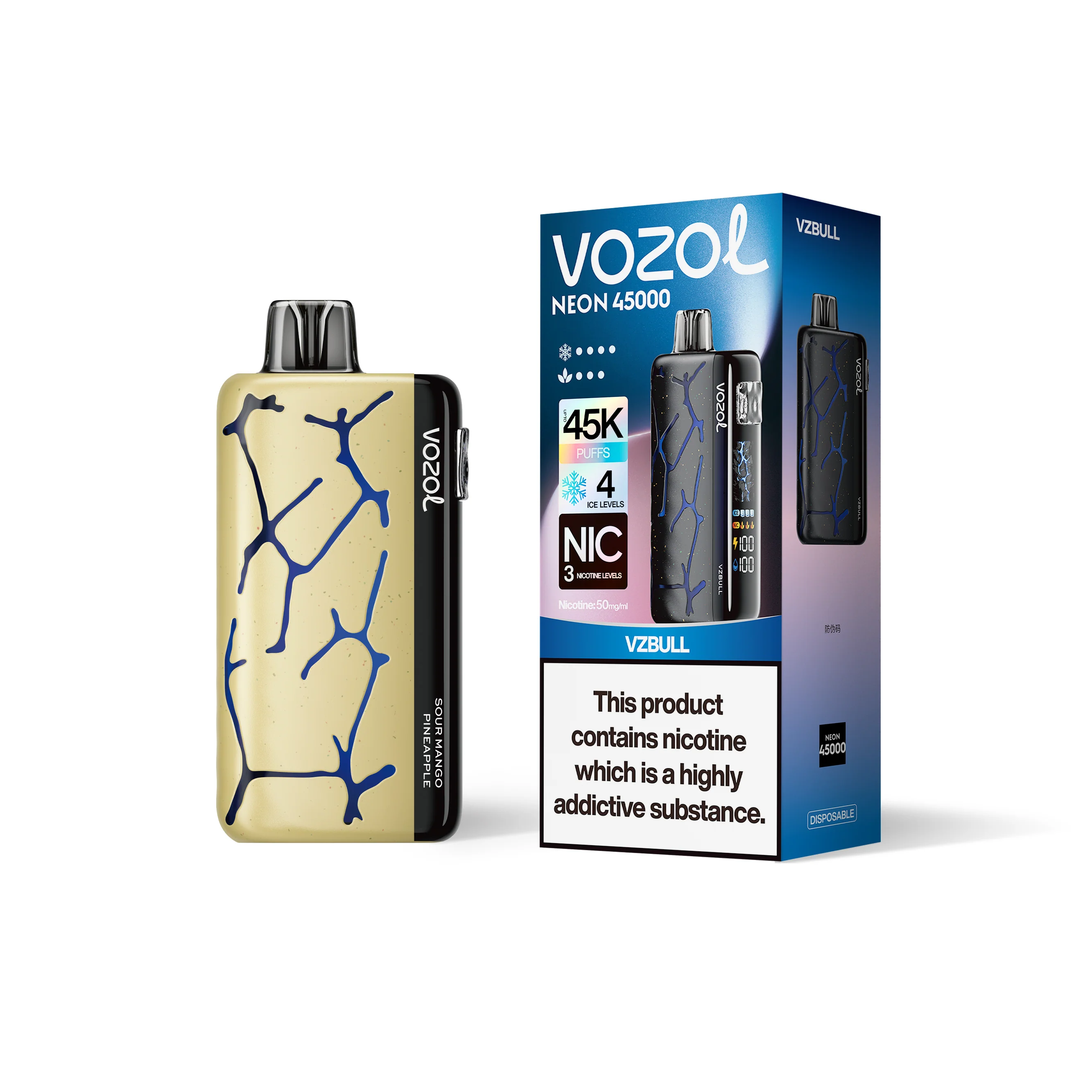 VOZOL NEON 45K Einweg-Vape (alle Geschmacksrichtungen)