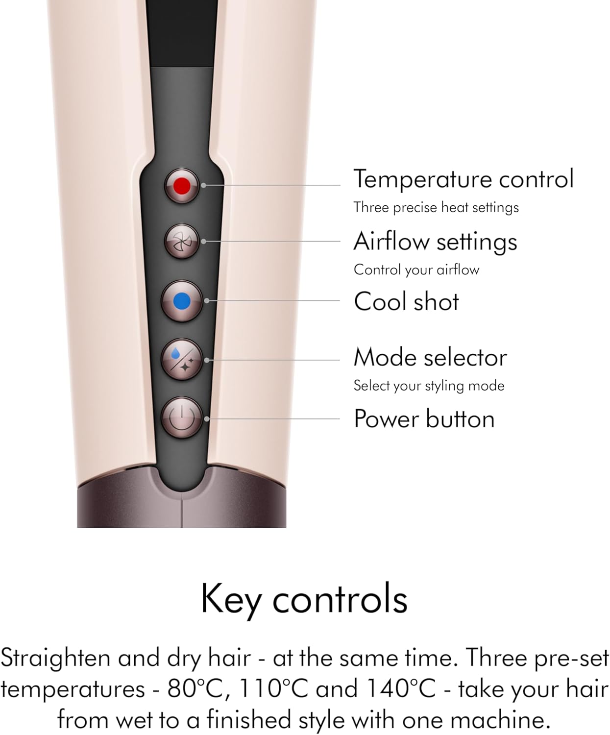 Dyson Airstrait™ Straightener and Dryer