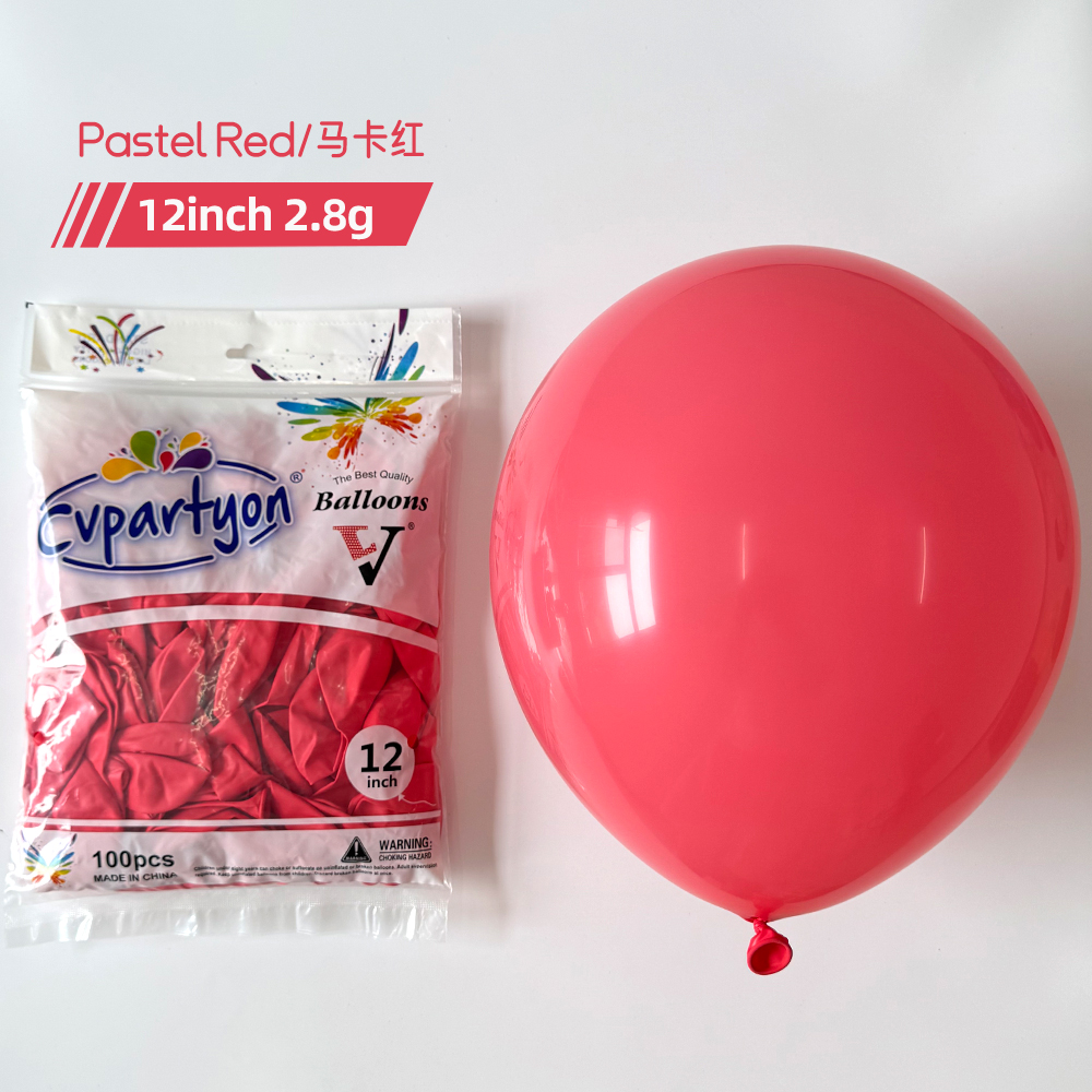 Pastel Pink Macaron Latex Balloon Set Party Decor