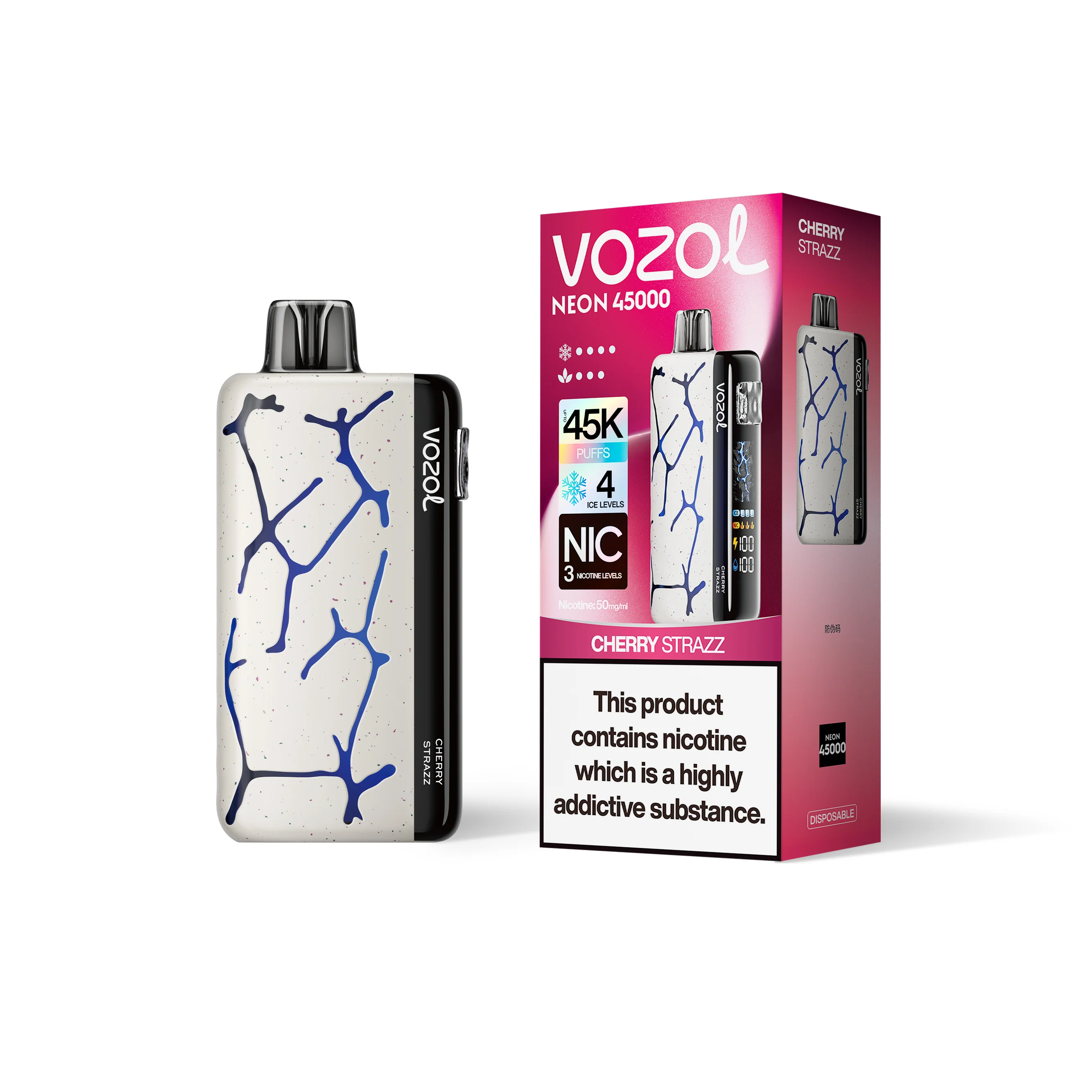 VOZOL NEON 45K Einweg-Vape (alle Geschmacksrichtungen)