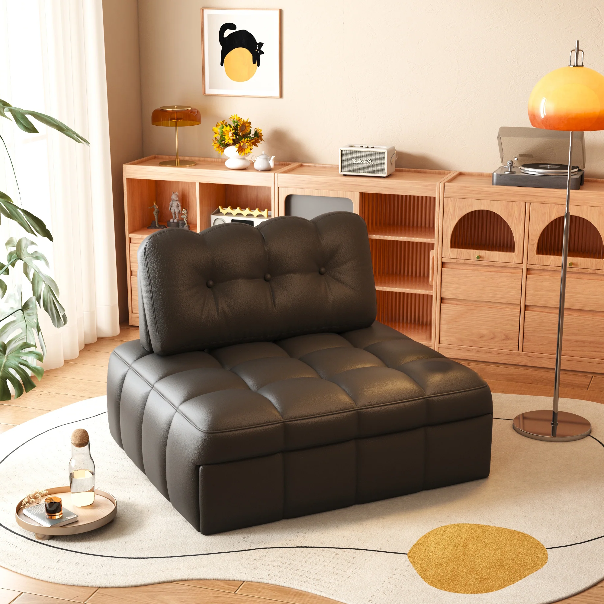 NÓVORA CASA Sofá cama transformable fácilmente interruptor entre sofá y cama