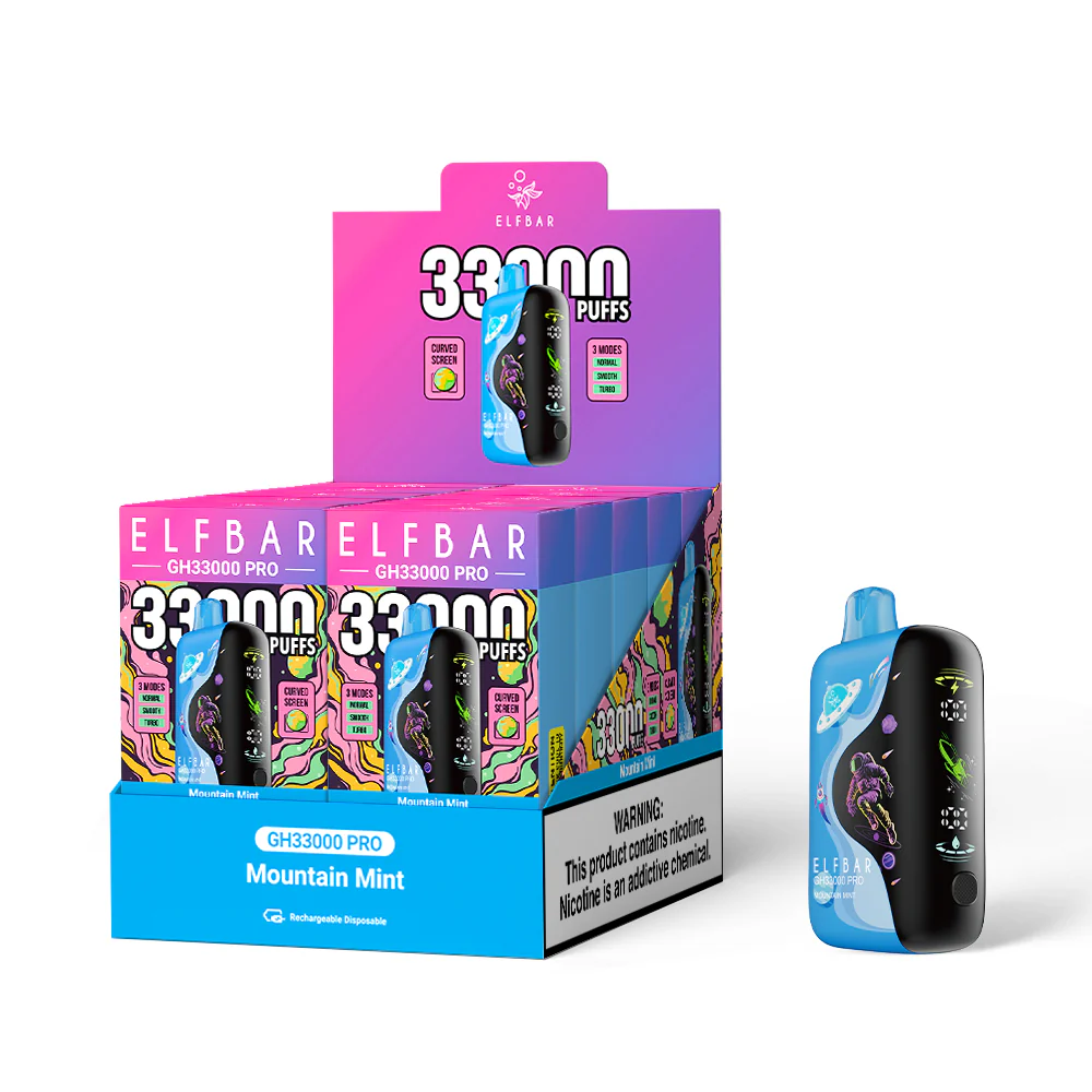ELFBAR GH33000 PRO wiederaufladbarer Einweg-Vape (alle Geschmacksrichtungen)