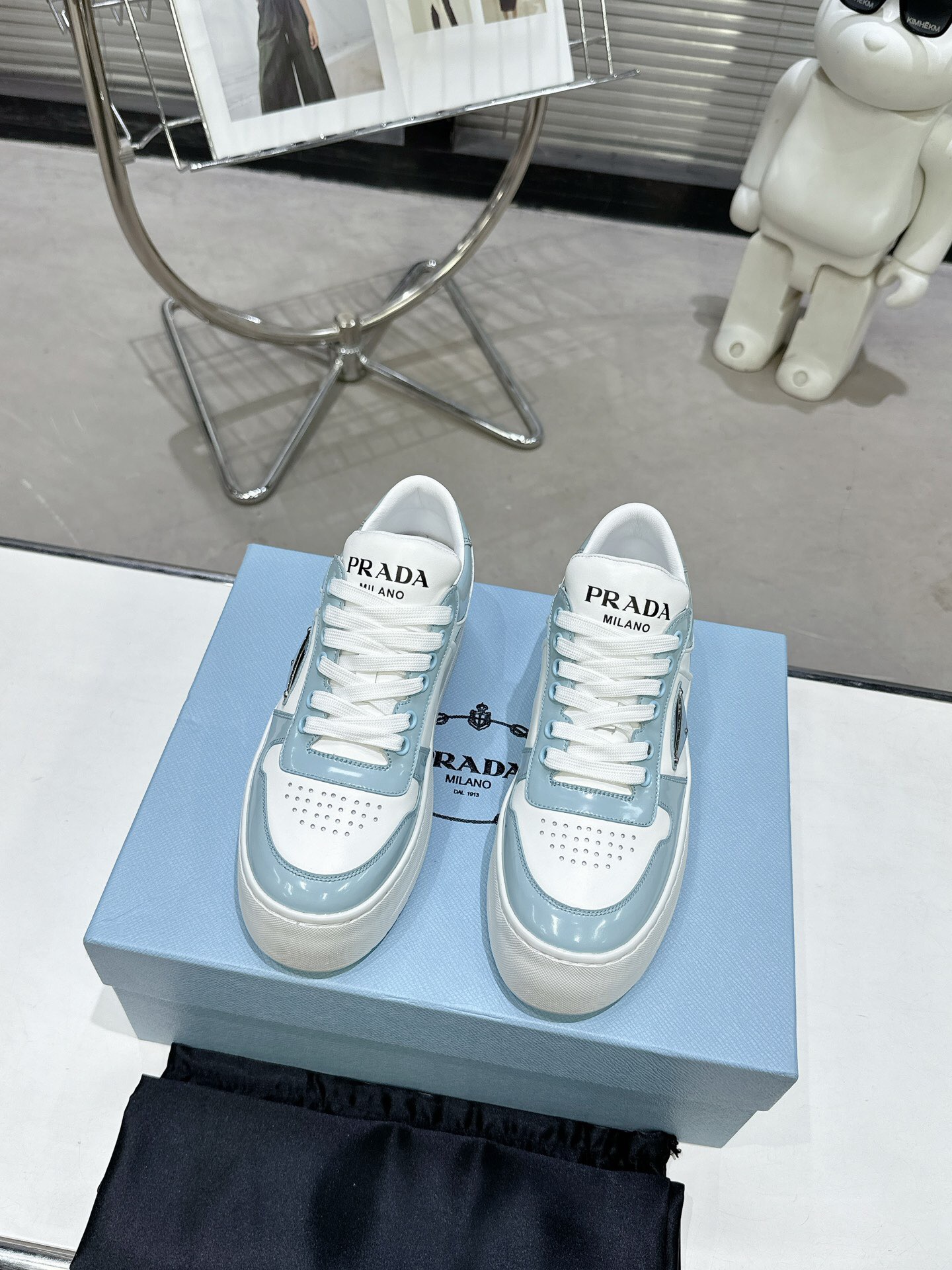 Prada 2024 New Downtown Bold leather Sneaker Size 36-41