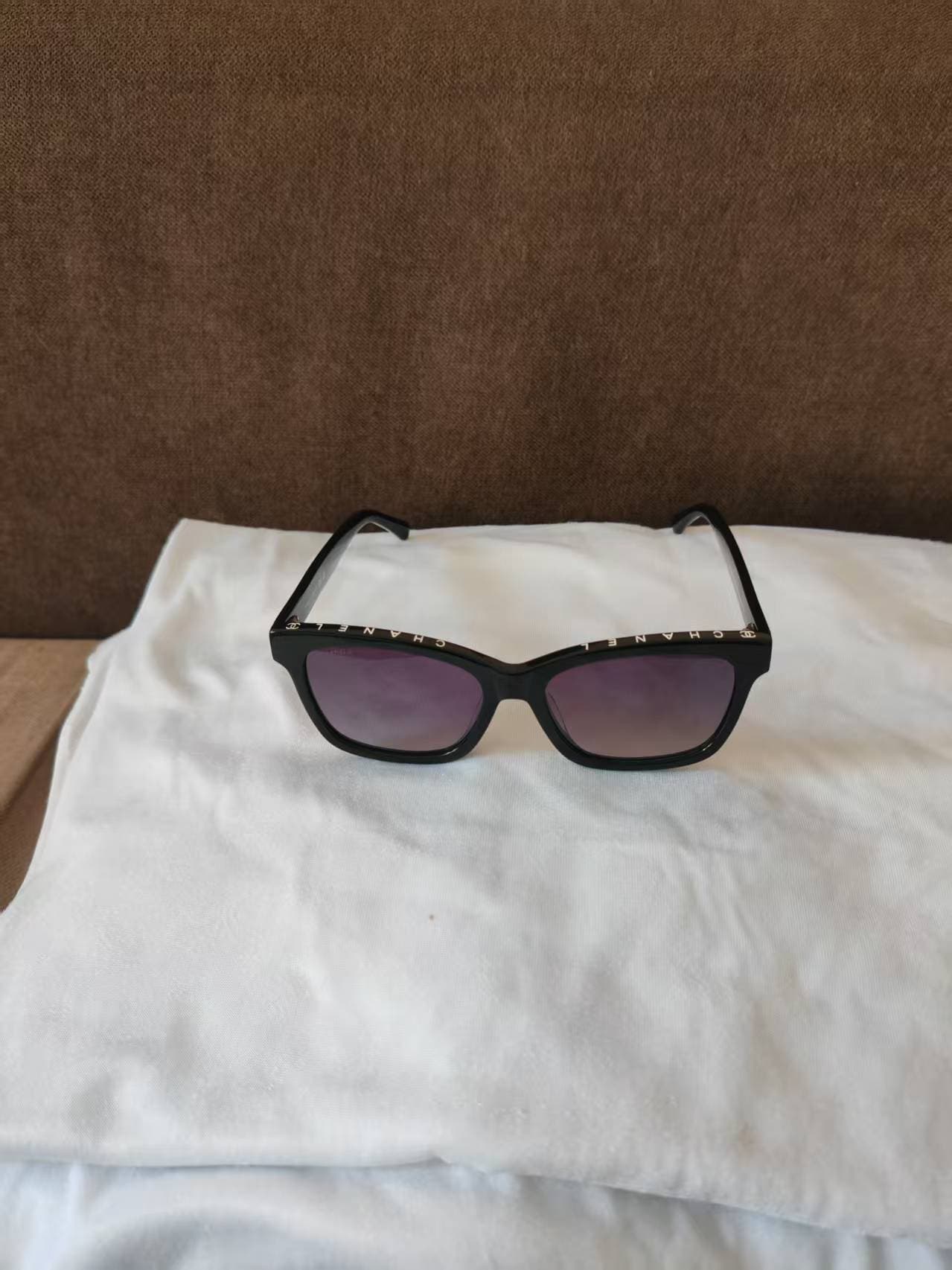 Chanel square polarized sunglasses