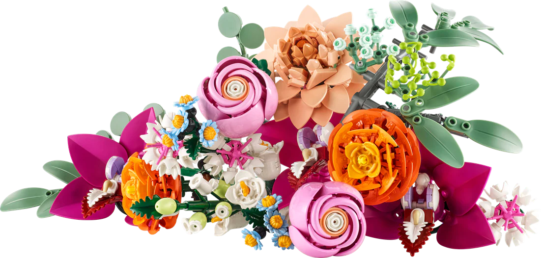 LEGO 10342 Botanicals Pretty Pink Flower Bouquet