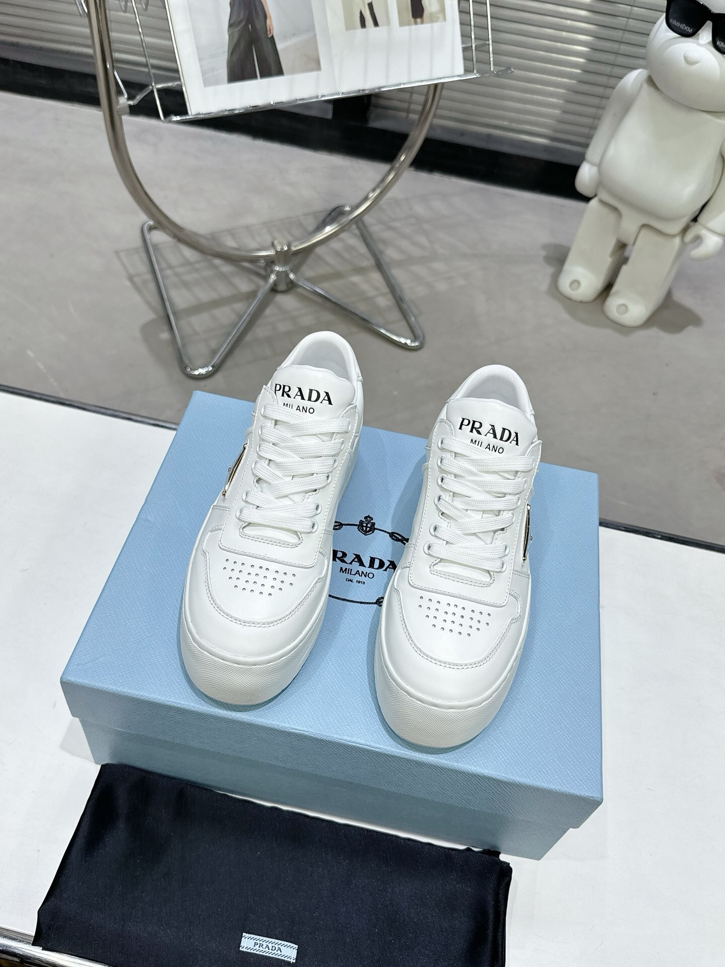 Prada 2024 New Downtown Bold leather sneaker Size 36-40