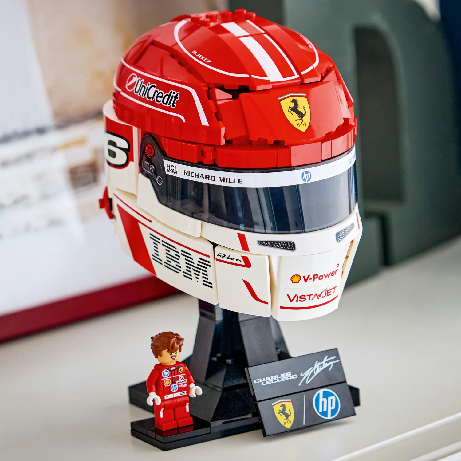 LEGO® Editions Scuderia Ferrari HP Charles Leclerc Helmet