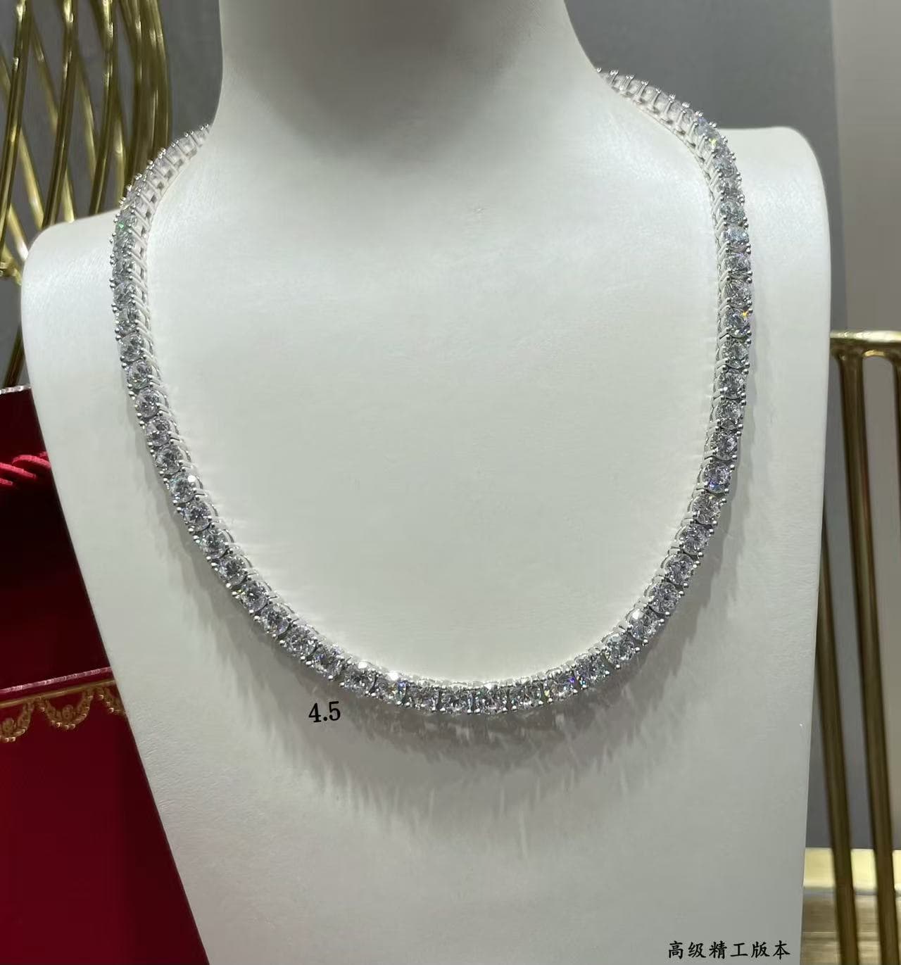 Cartier Necklace Hand-set high carbon diamonds 21753