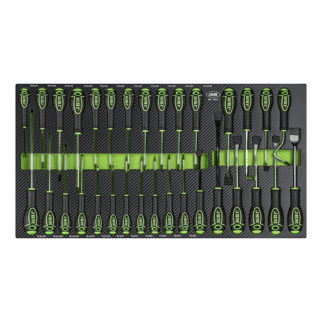 JBM 54688 – Tool trolley XL 7/8 with tools, 468 pcs