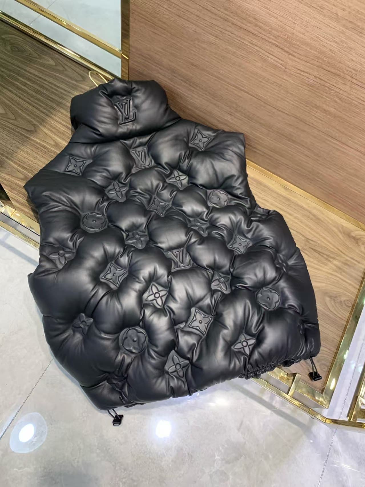 Louis Vuitton Black Monogram Boyhood Puffer Vest