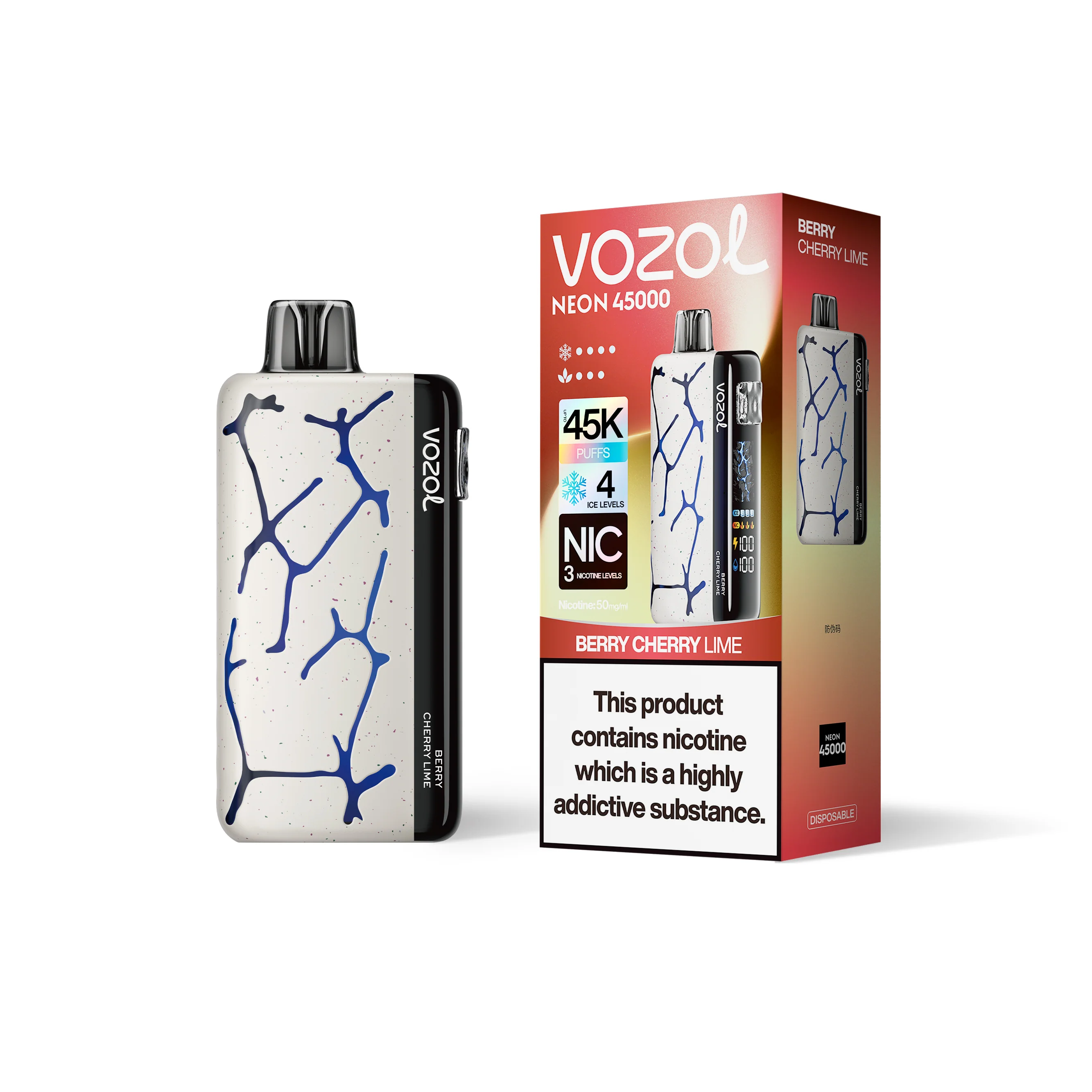 VOZOL NEON 45K Einweg-Vape (alle Geschmacksrichtungen)
