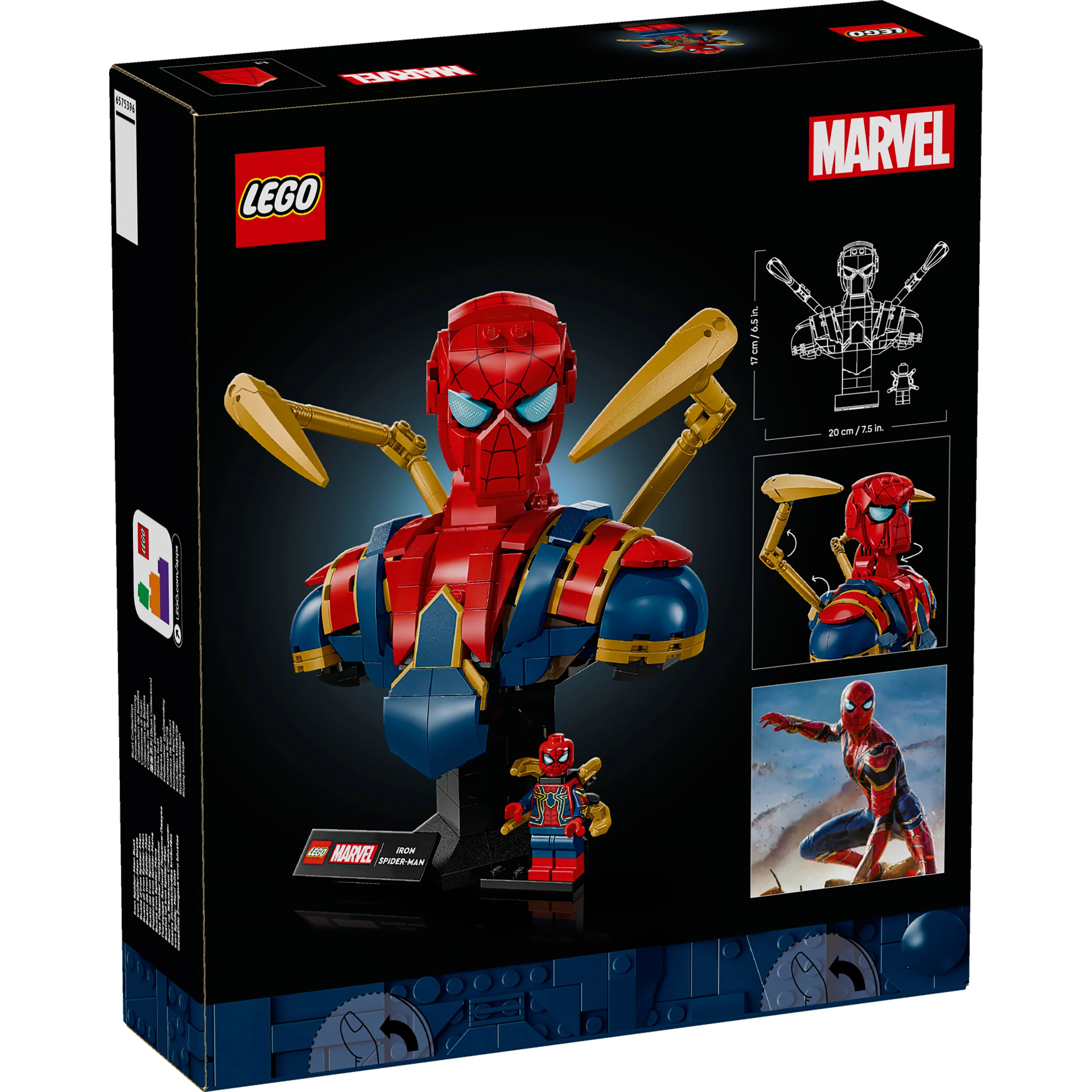 LEGO 76326 Marvel Iron Spider-Man Bust