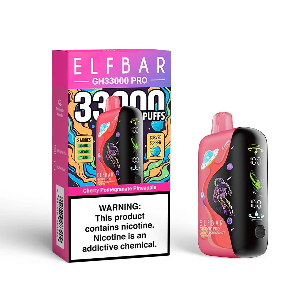 ELFBAR GH33000 PRO wiederaufladbarer Einweg-Vape (alle Geschmacksrichtungen)