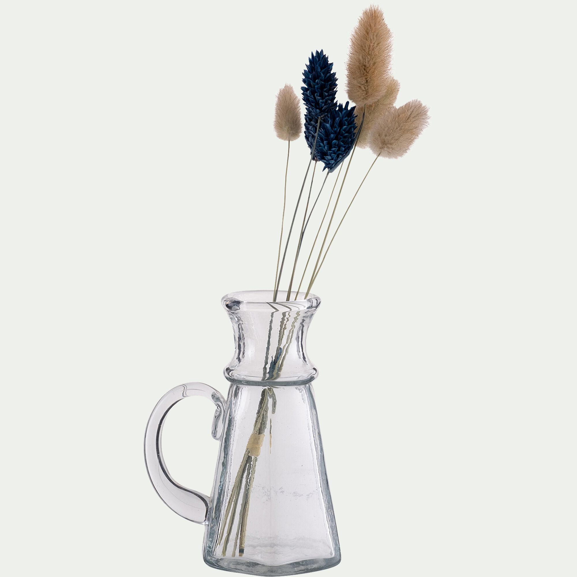 CAMPLI - Vase pichet en verre H11cm - transparent