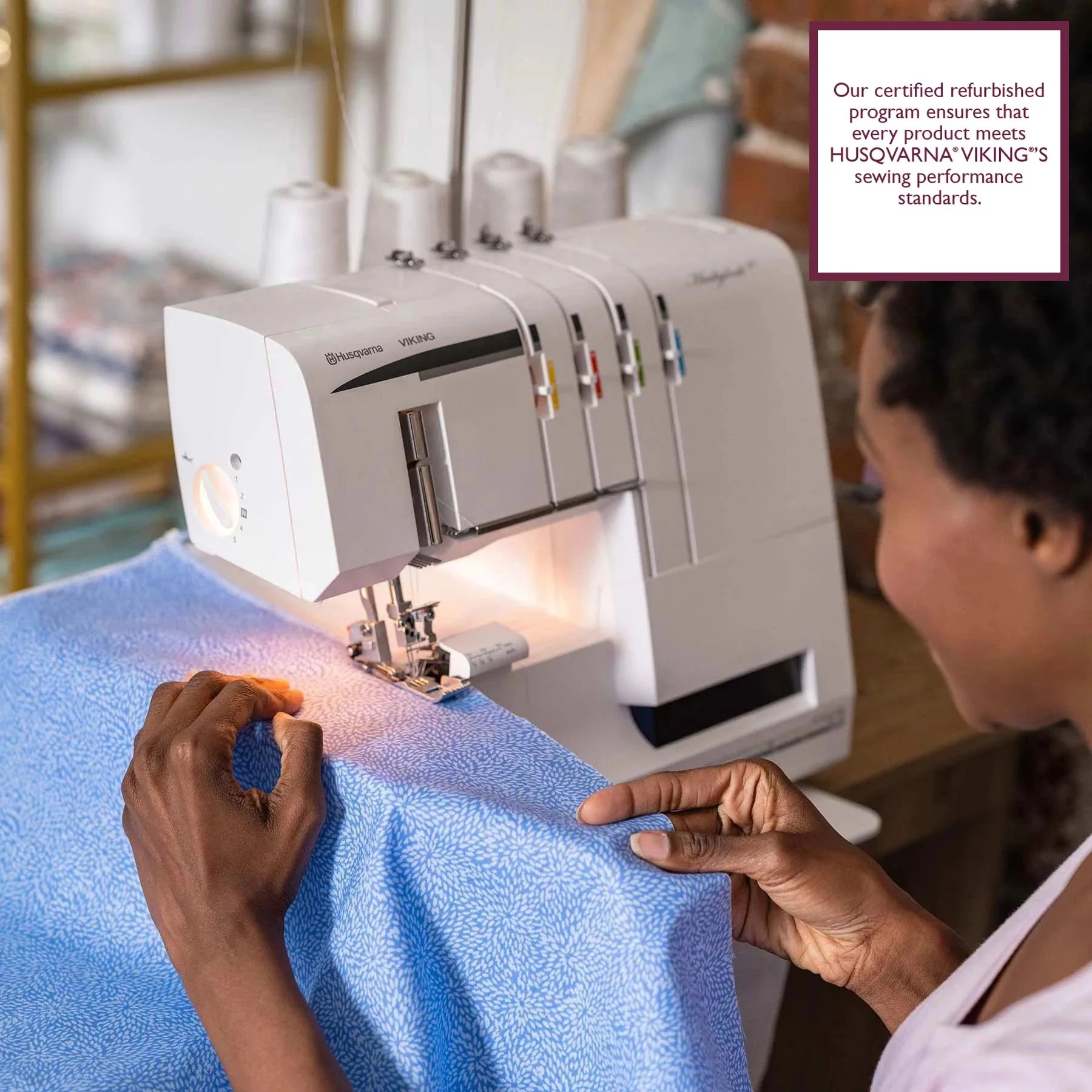 HUSQVARNA® VIKING® Refurbished HUSKYLOCK™ s21 Overlock Machine