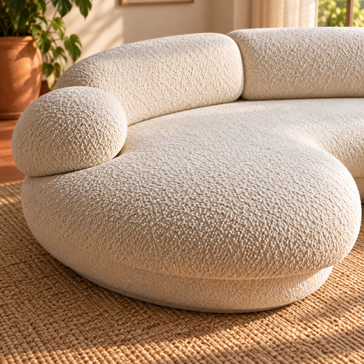Lunara detalle IA 2 — Chaise de contorno redondeado