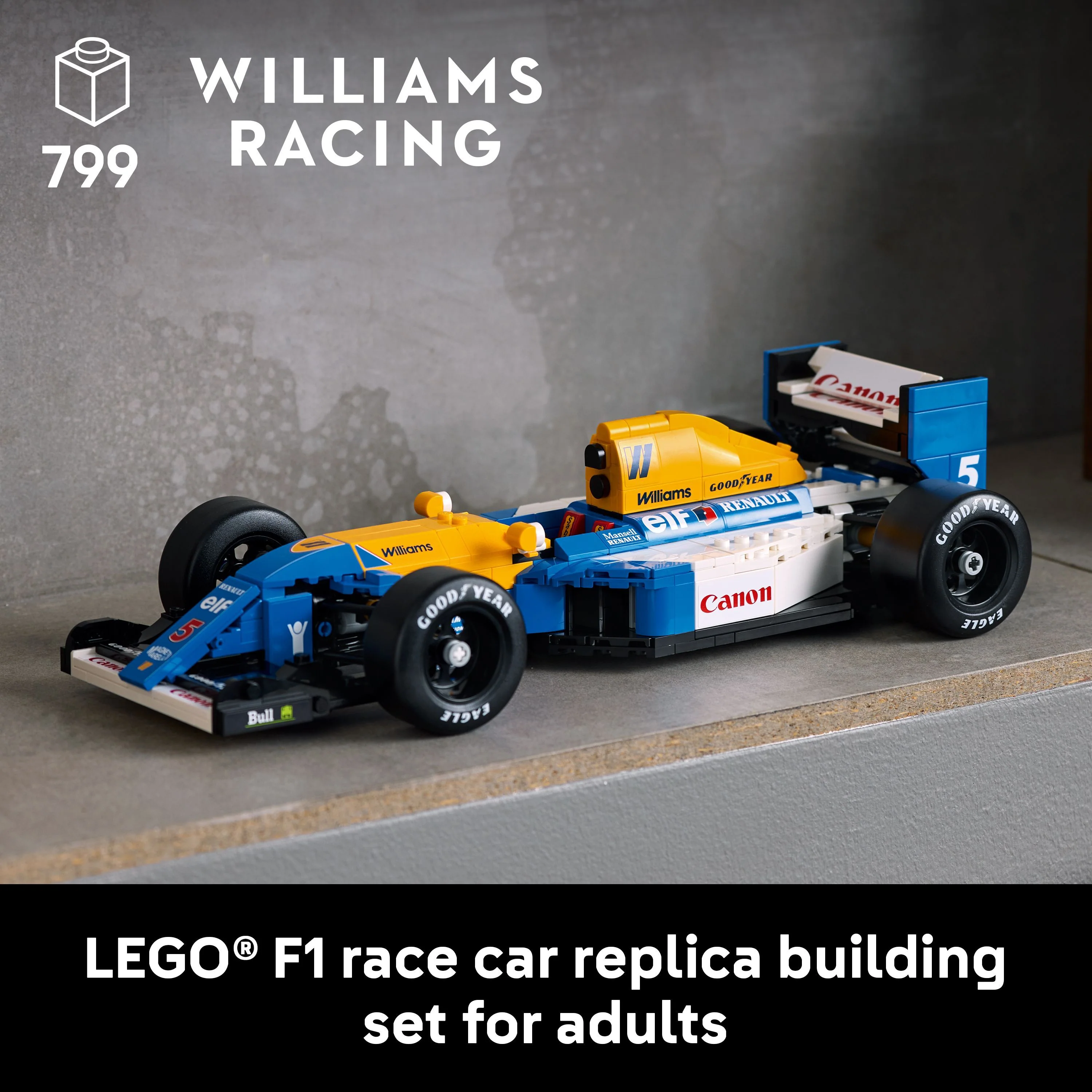 LEGO 10353 Icons Williams Racing FW14B & Nigel Mansell