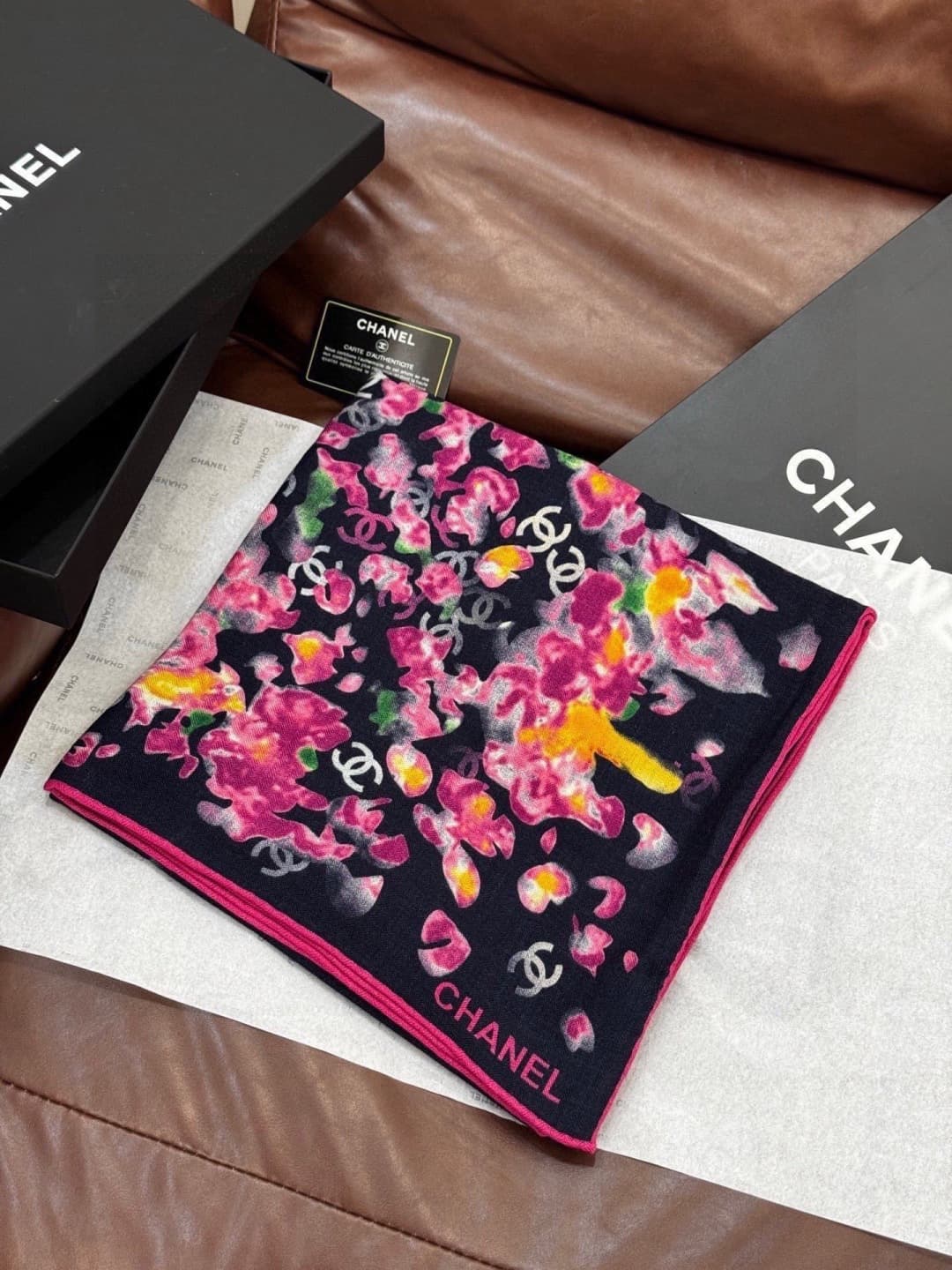 Chanel Silk Square Scarf