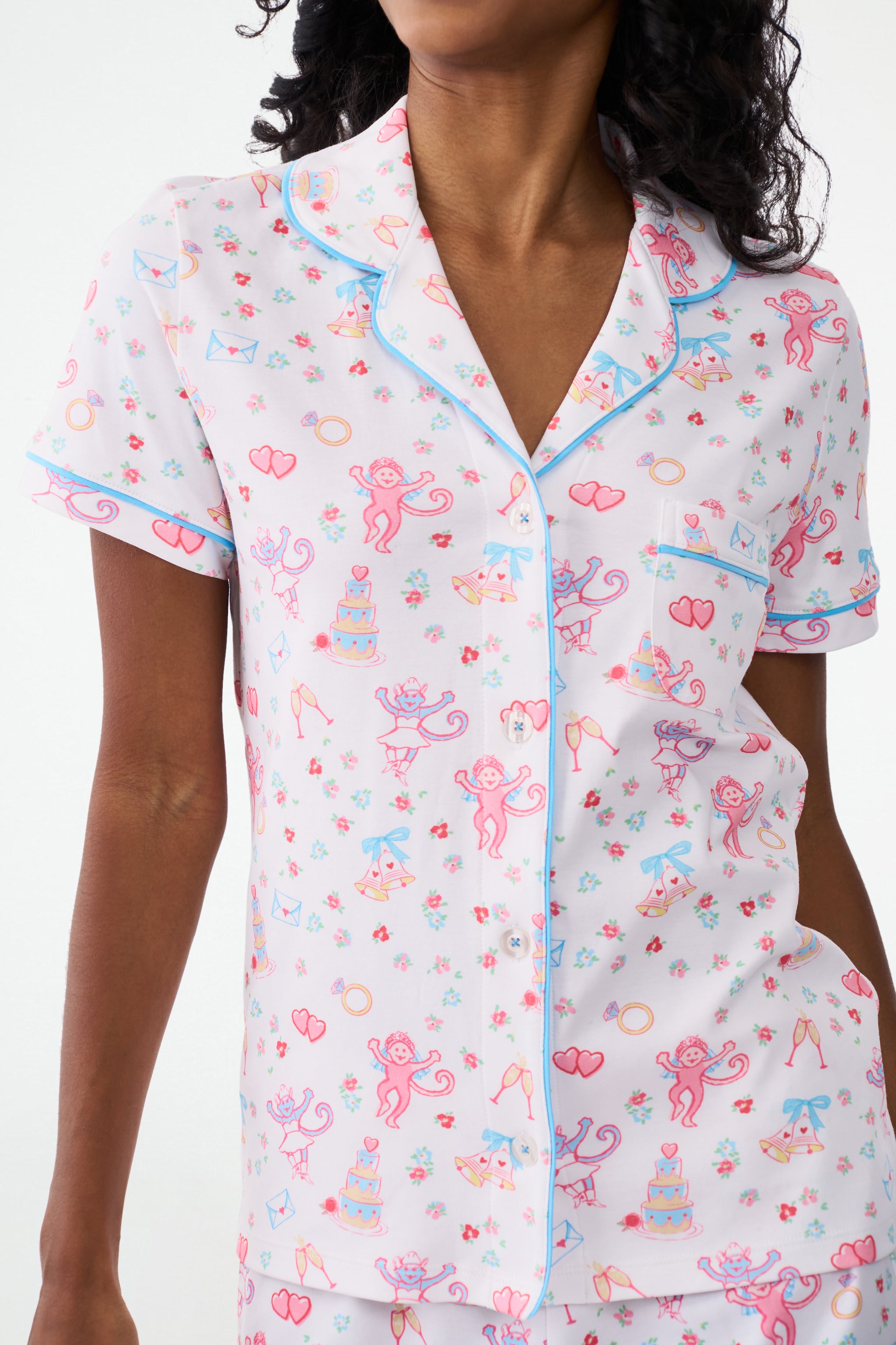 Monkey Said Yes Polo Pajamas