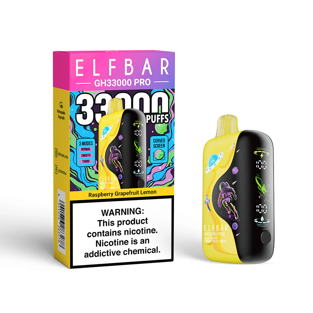ELFBAR GH33000 PRO wiederaufladbarer Einweg-Vape (alle Geschmacksrichtungen)