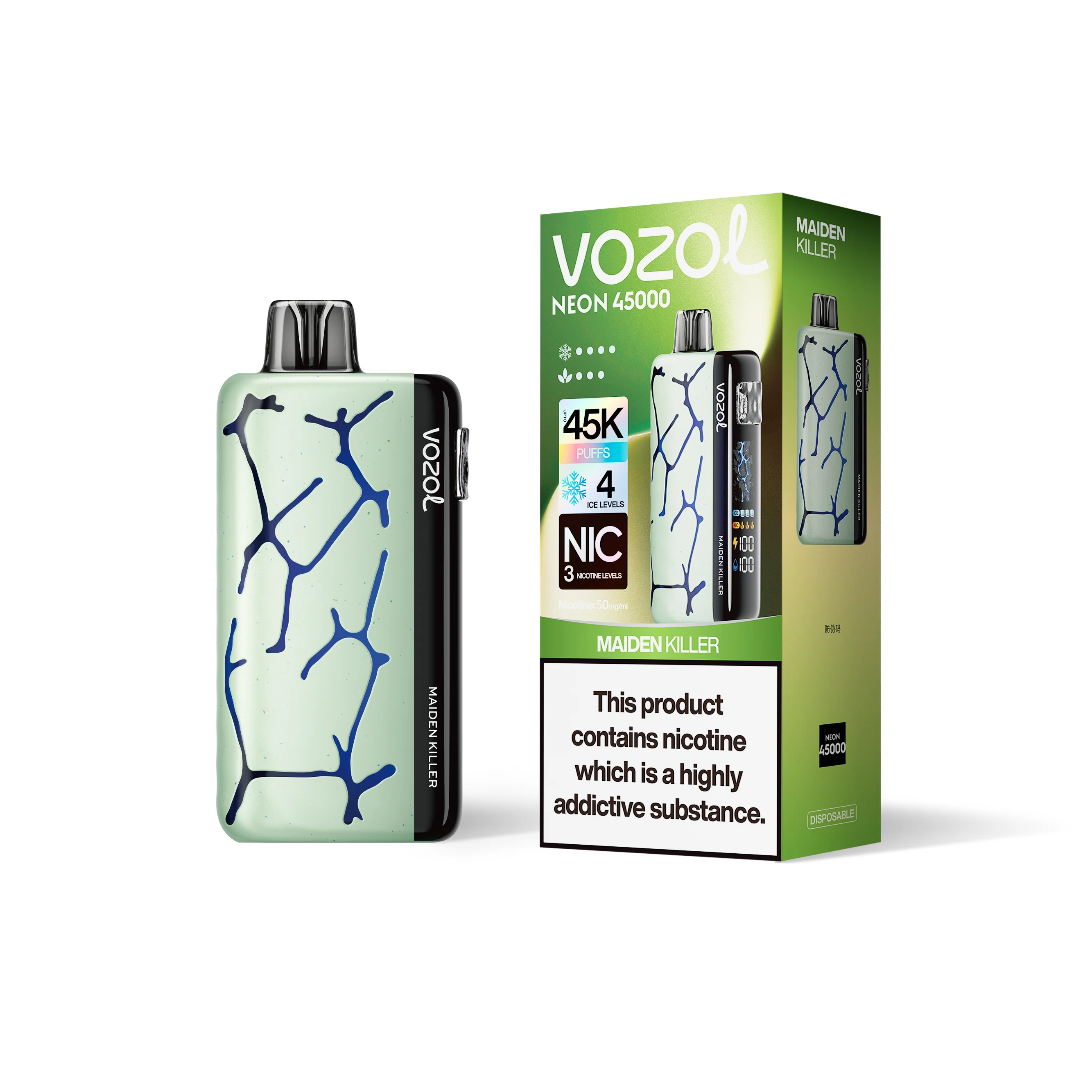 VOZOL NEON 45K Einweg-Vape (alle Geschmacksrichtungen)