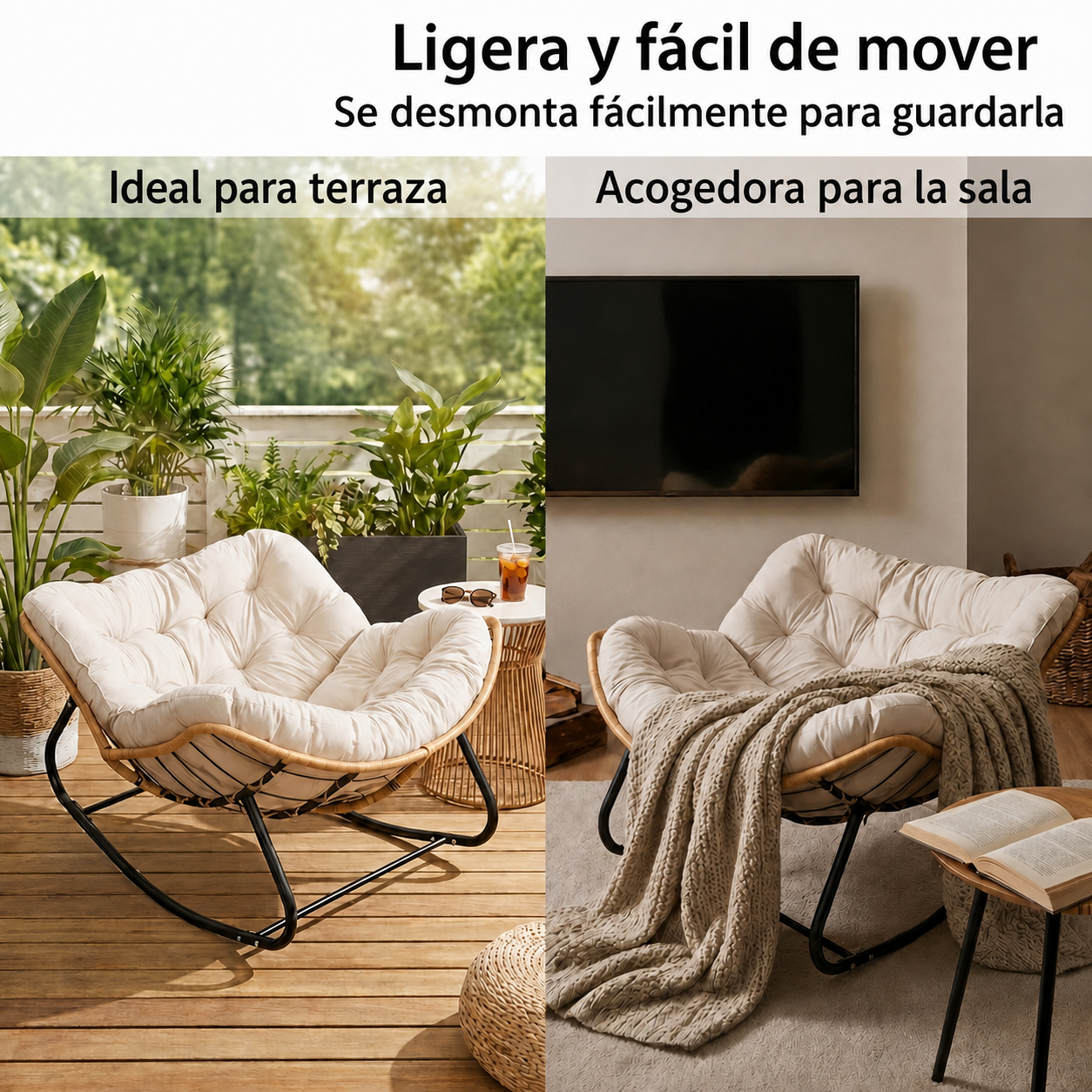 AuraNest sillón Papasan - imagen 5