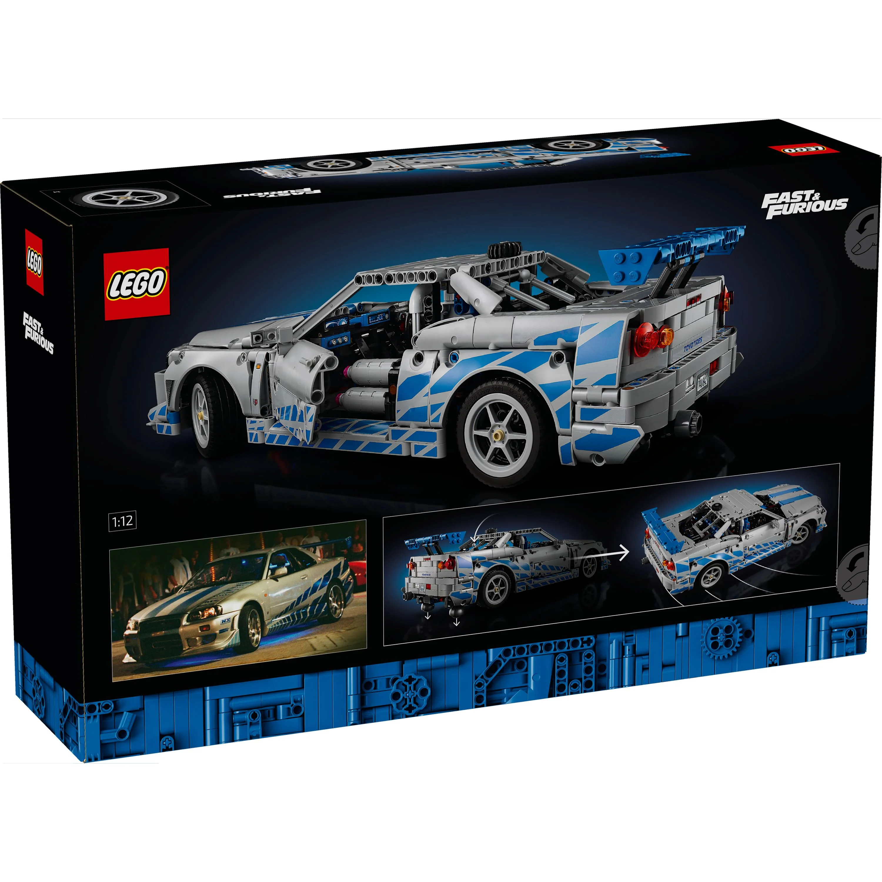 LEGO 42210 Technic 2 Fast 2 Furious Nissan Skyline GT-R (R34) Car