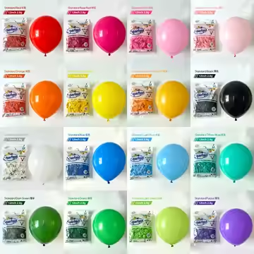 12 Inch Latex Balloons – Bright Colors for Party Decorations