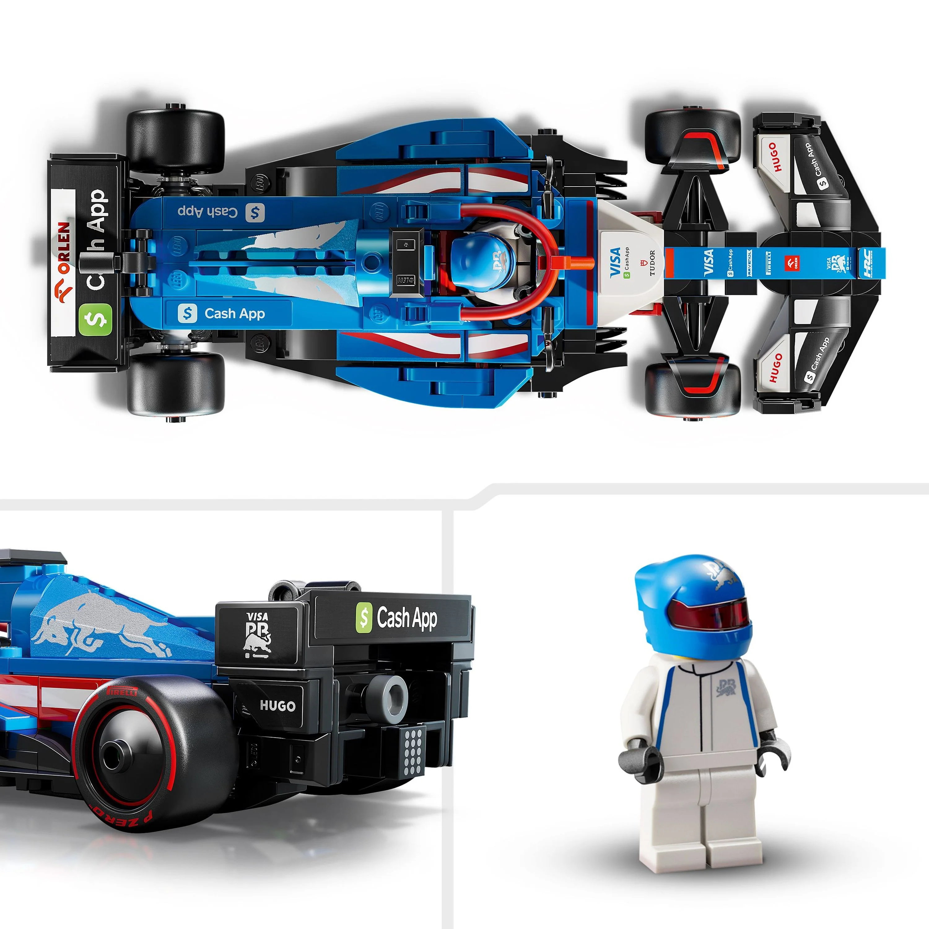 LEGO 77246 Speed Champions Visa Cash App RB VCARB 01 F1 Race Car