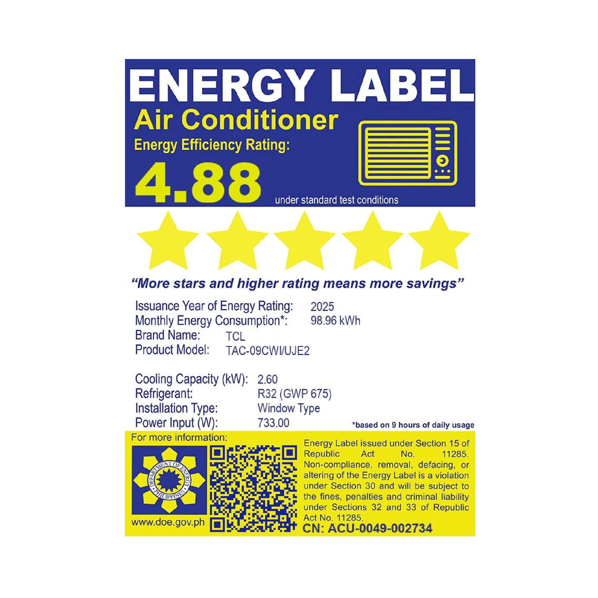1 HP Split Air Conditioner Inverter Full DC