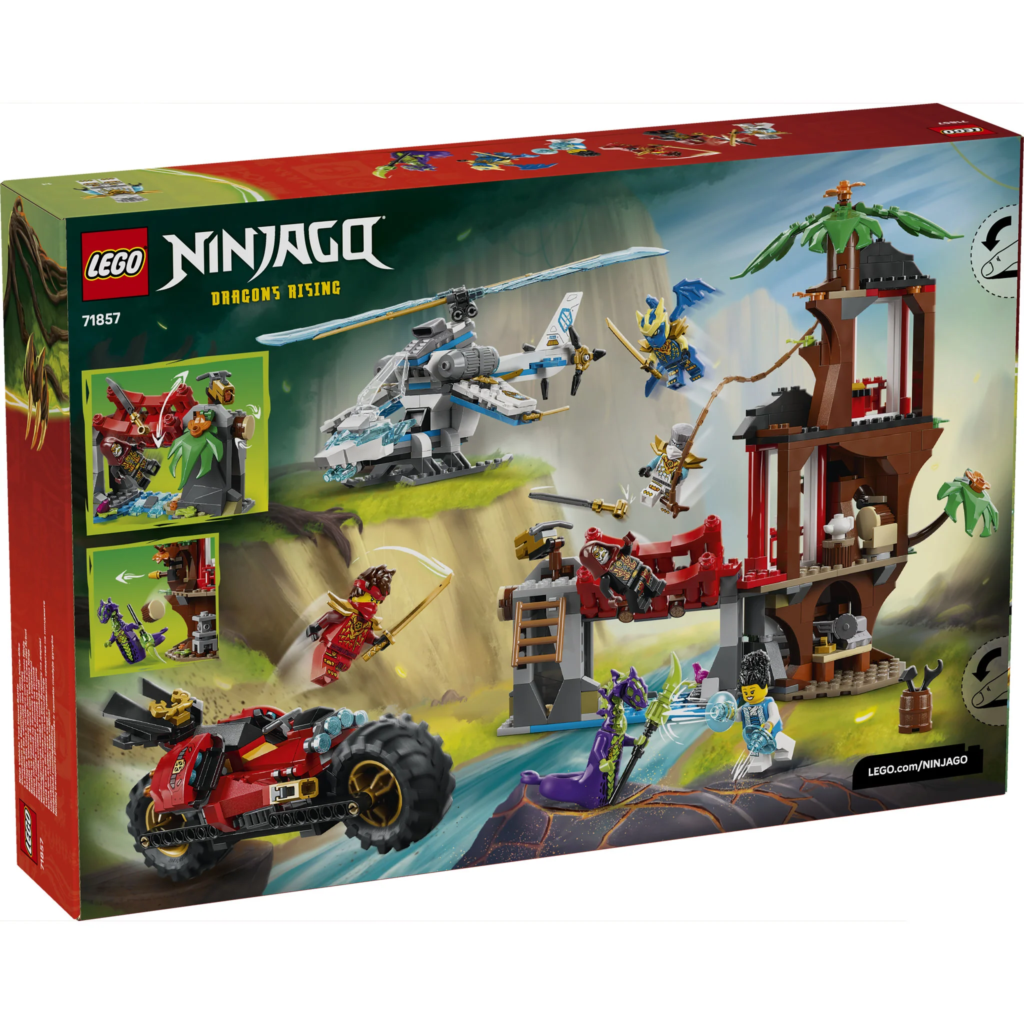 LEGO 71857 NINJAGO Ninja Vehicle Tree House Battle