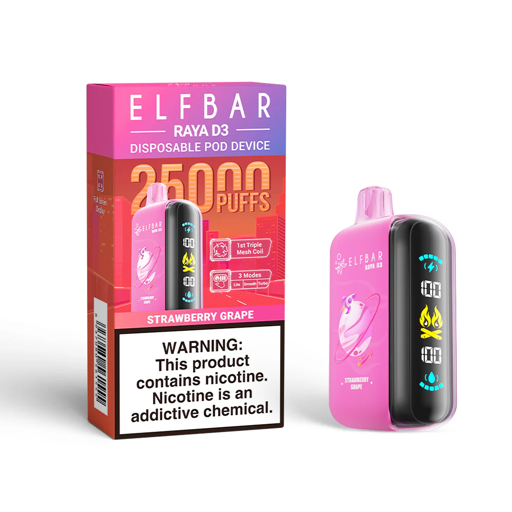 ELFBAR RAYA D3 Einweg-Vape (alle Geschmacksrichtungen)