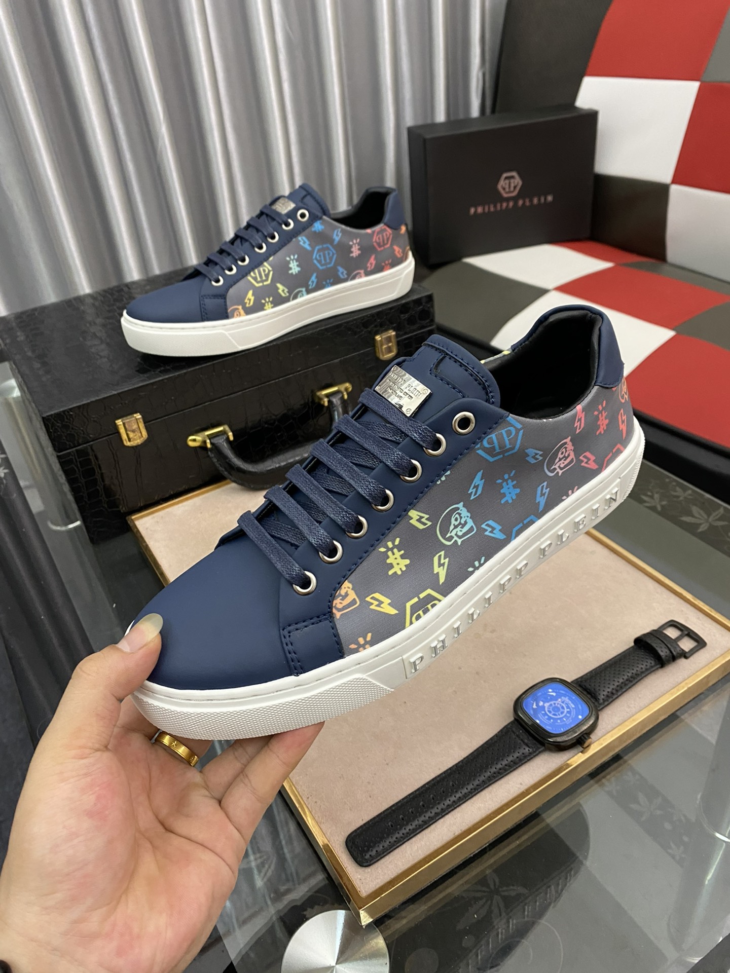 Philipp Plein Mens Outdoor Sneakers Shoes 38 - 45
