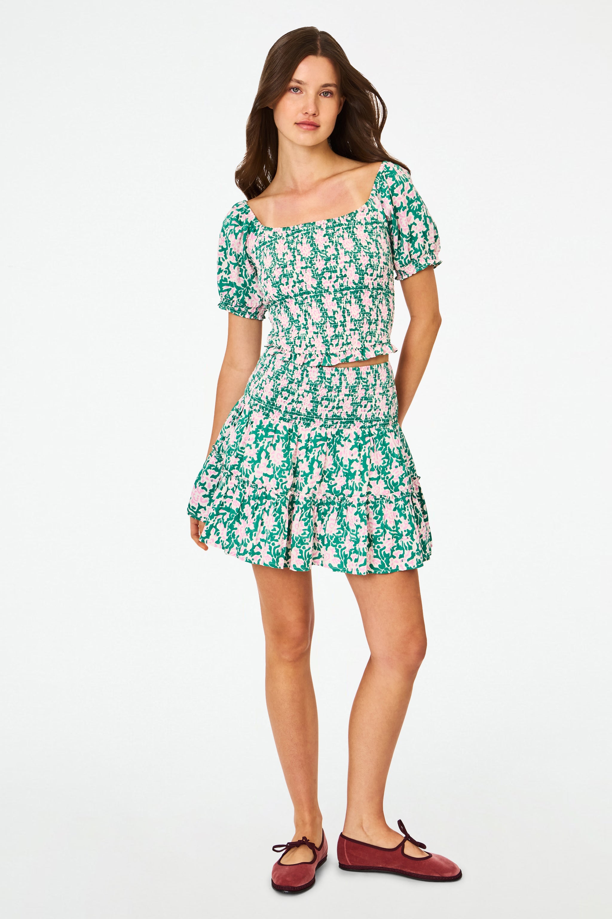 Endah Floral Riki Skirt