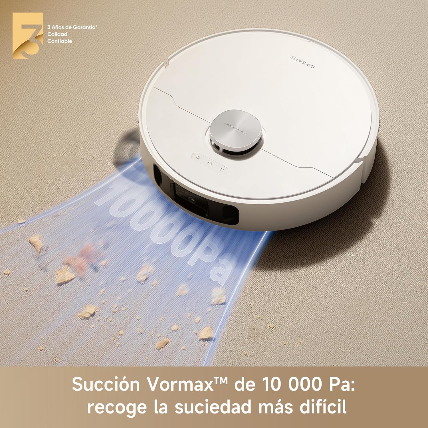 Dreame L10s Ultra Gen 2 robot odkurzaj?cy i mop z technologi? RoboSwing MopExtend, moc ssania Vormax, 10 000 Pa, tryb przyjazny dla zwierz?t, w pe?ni automatyczna stacja bazowa, 32 ustawienia poziomu