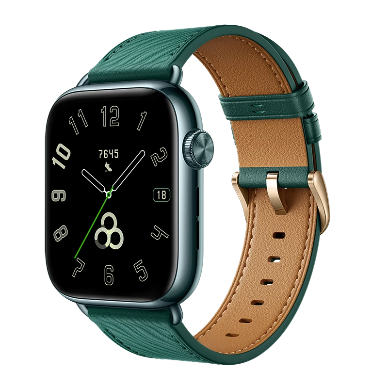 HONOR Watch 5 64MB+4GB Green Leather Strap